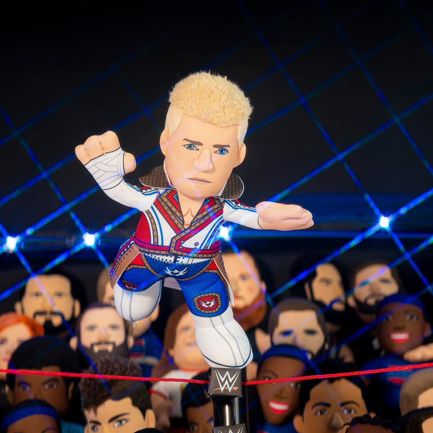Bleacher Creatures Cody Rhodes 10" WWE Plush Figure – Officially Licensed