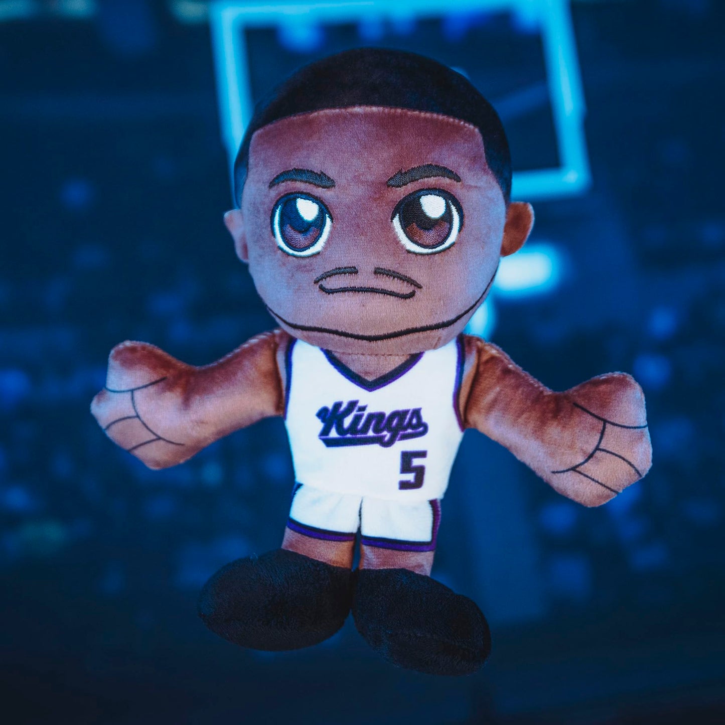 Bleacher Creatures De'Aaron Fox 8-inch Kuricha Sitting Plush – Soft NBA Star Collectible