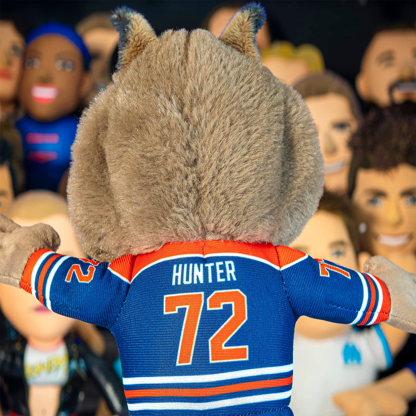 Bleacher Creatures Edmonton Oilers Hunter 10\" Plush Figure – NHL Mascot for Play or Display