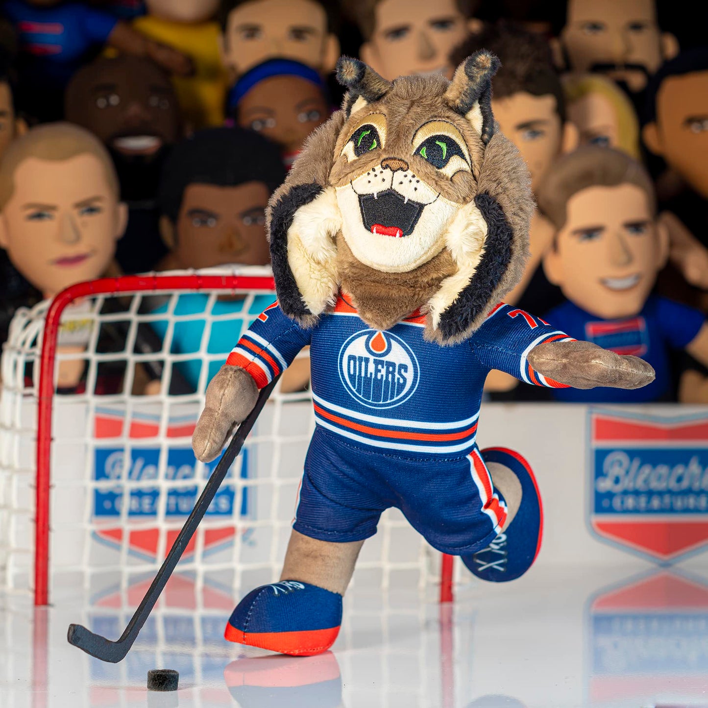 Bleacher Creatures Edmonton Oilers Hunter 10\" Plush Figure – NHL Mascot for Play or Display
