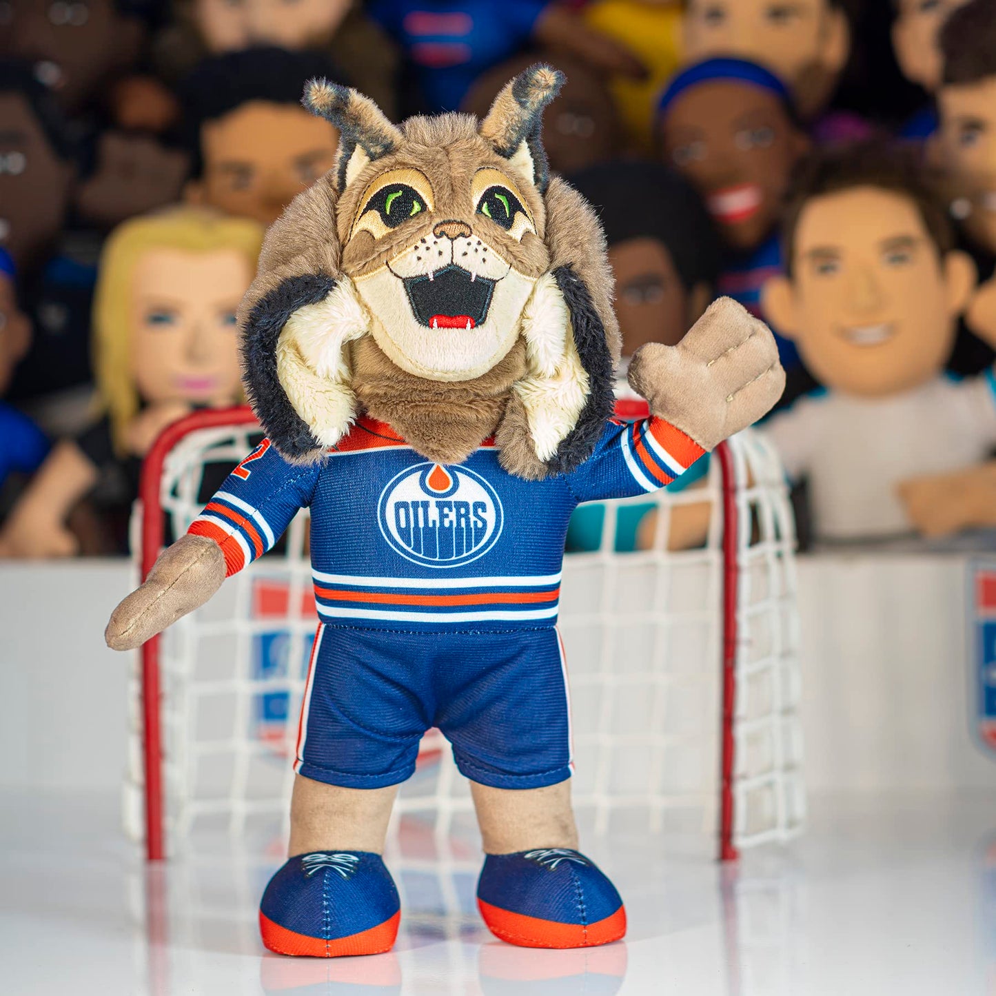 Bleacher Creatures Edmonton Oilers Hunter 10\" Plush Figure – NHL Mascot for Play or Display
