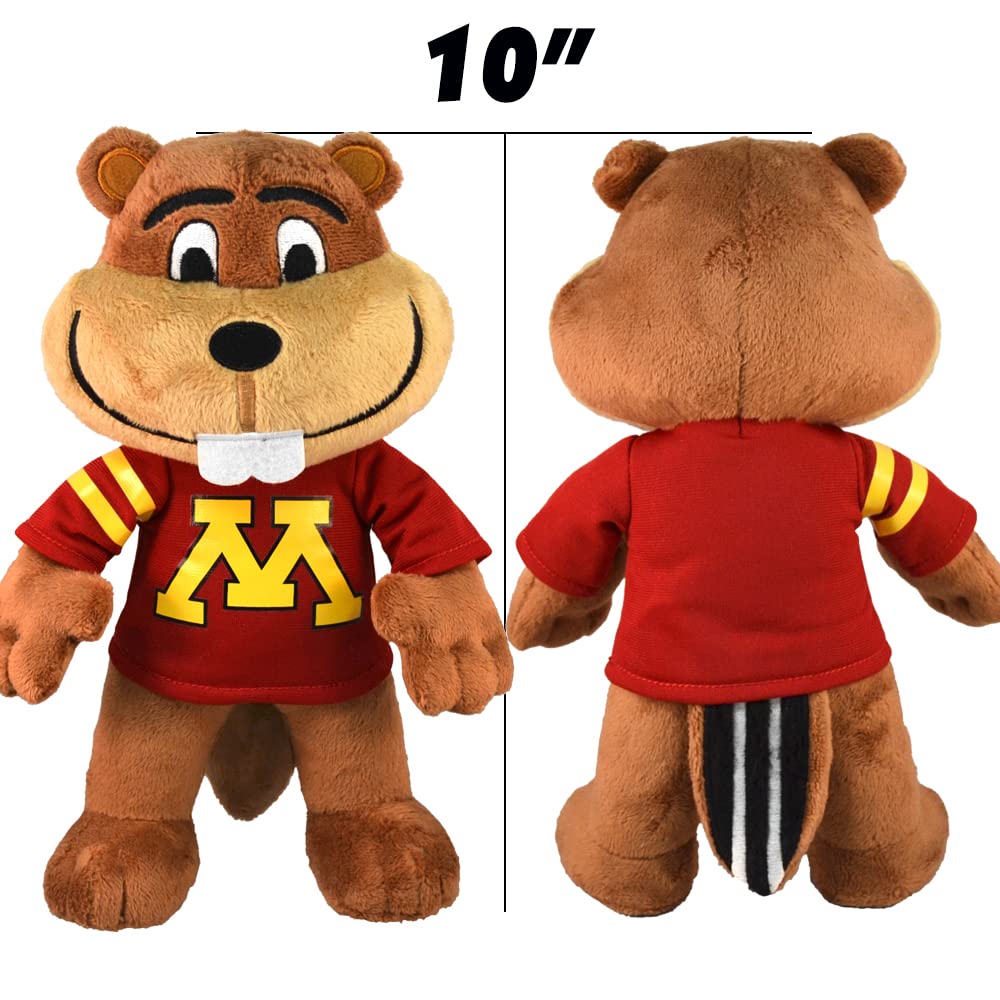 Bleacher Creatures Goldy Gopher 10-Inch Plush Figure – University Mascot for Play or Display