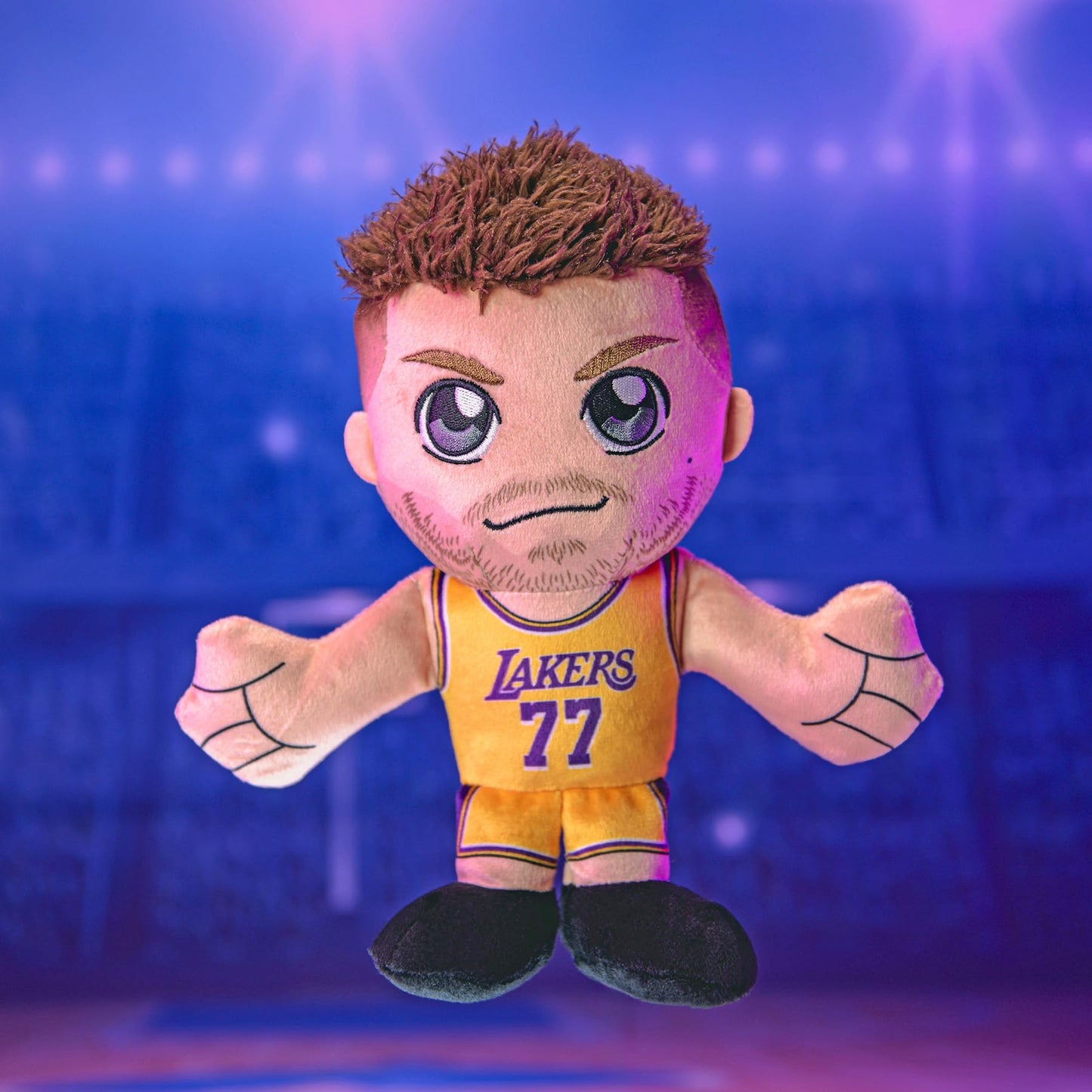 Bleacher Creatures Luka Doncic 8-Inch Plush – Kuricha Sitting Figure, NBA Fan Gift