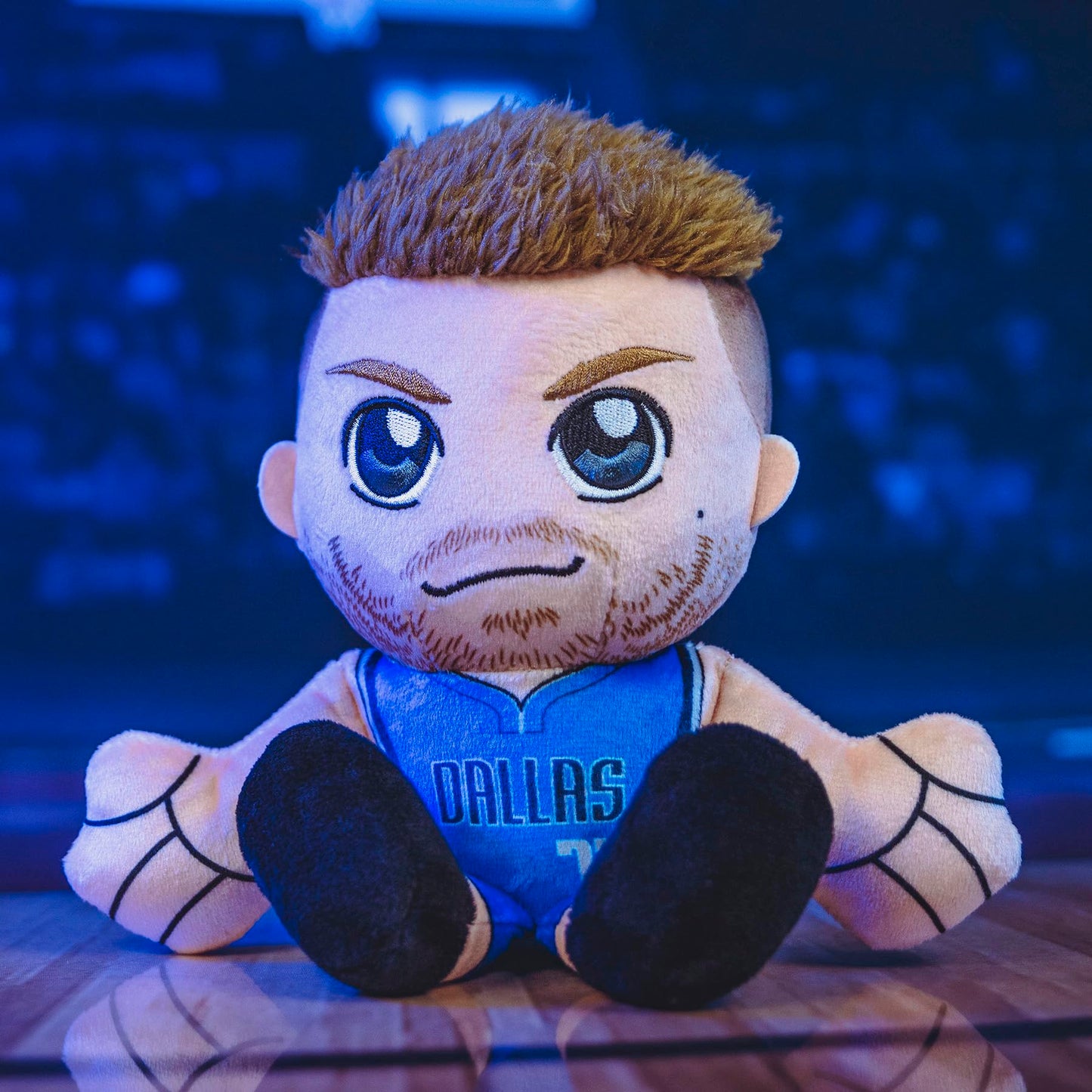 Bleacher Creatures Luka Doncic 8-Inch Dallas Mavericks Plush – Kuricha Sitting Chibi NBA Superstar