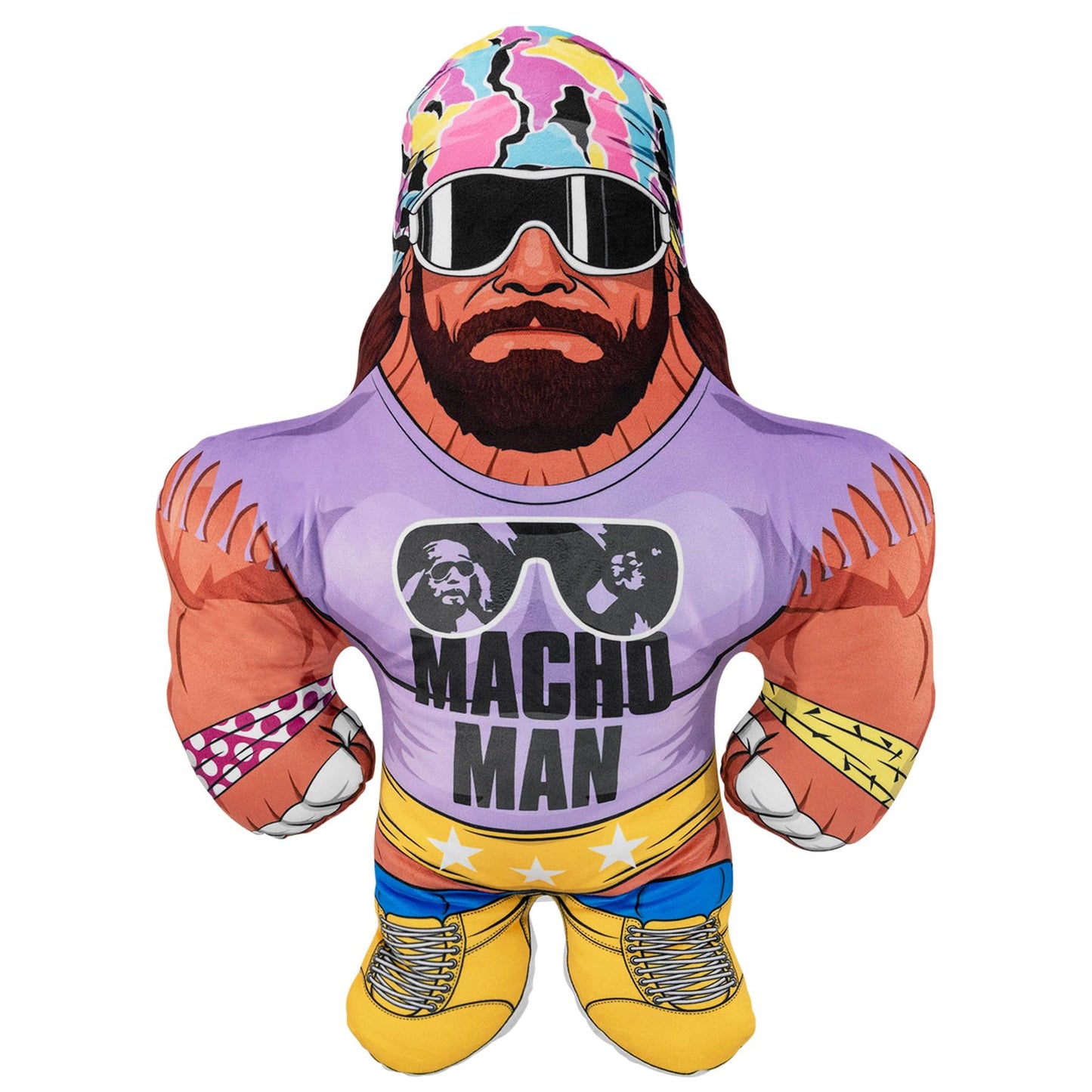 Bleacher Creatures Macho Man Randy Savage 24-In Bleacher Buddy Plush – Official WWE Collectible