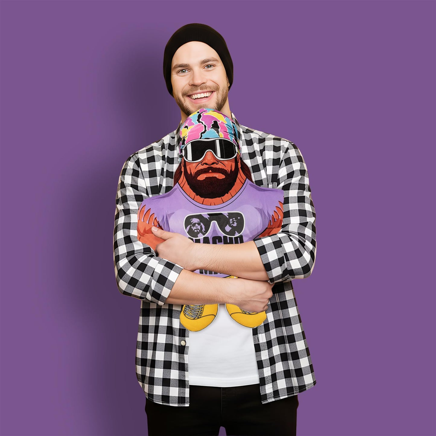 Bleacher Creatures Macho Man Randy Savage 24-In Bleacher Buddy Plush – Official WWE Collectible