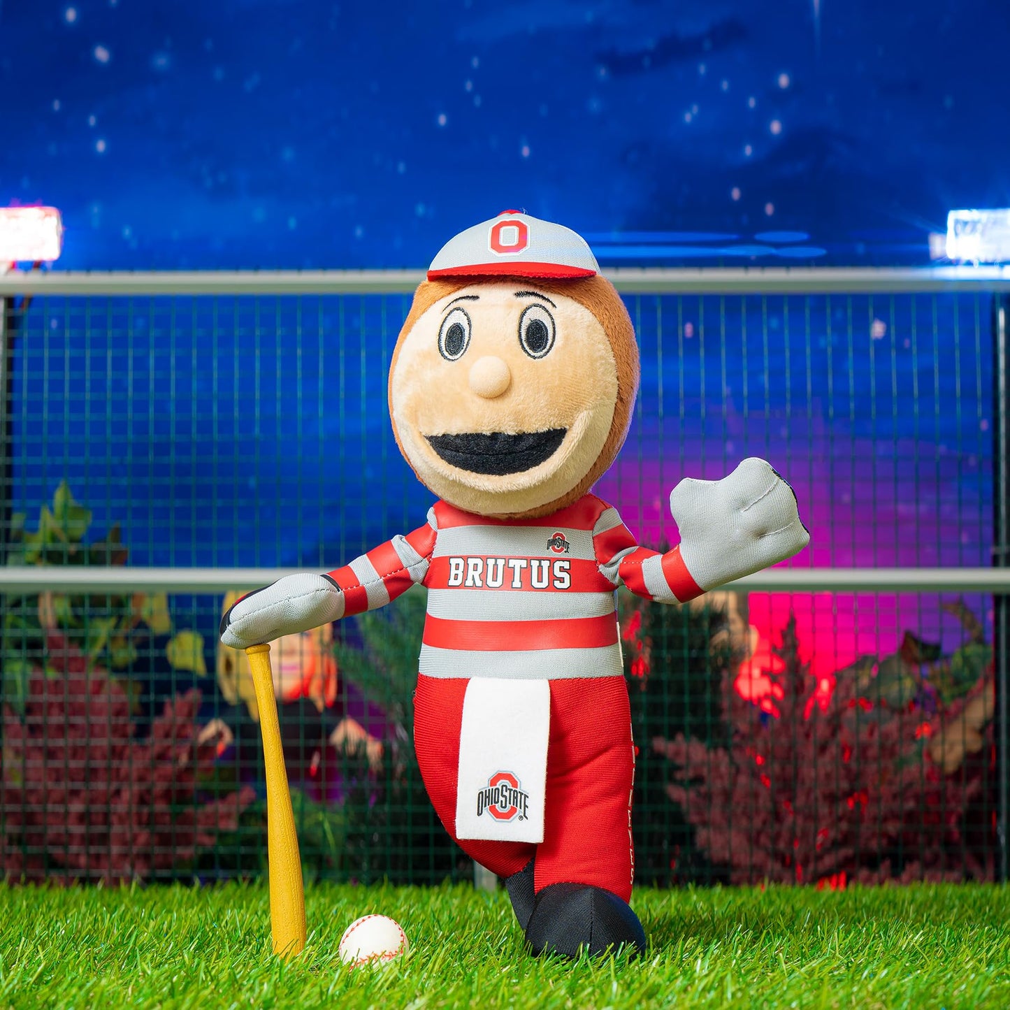 Bleacher Creatures Ohio State Buckeyes Brutus 10-Inch Mascot Plush Figure | Officially Licensed