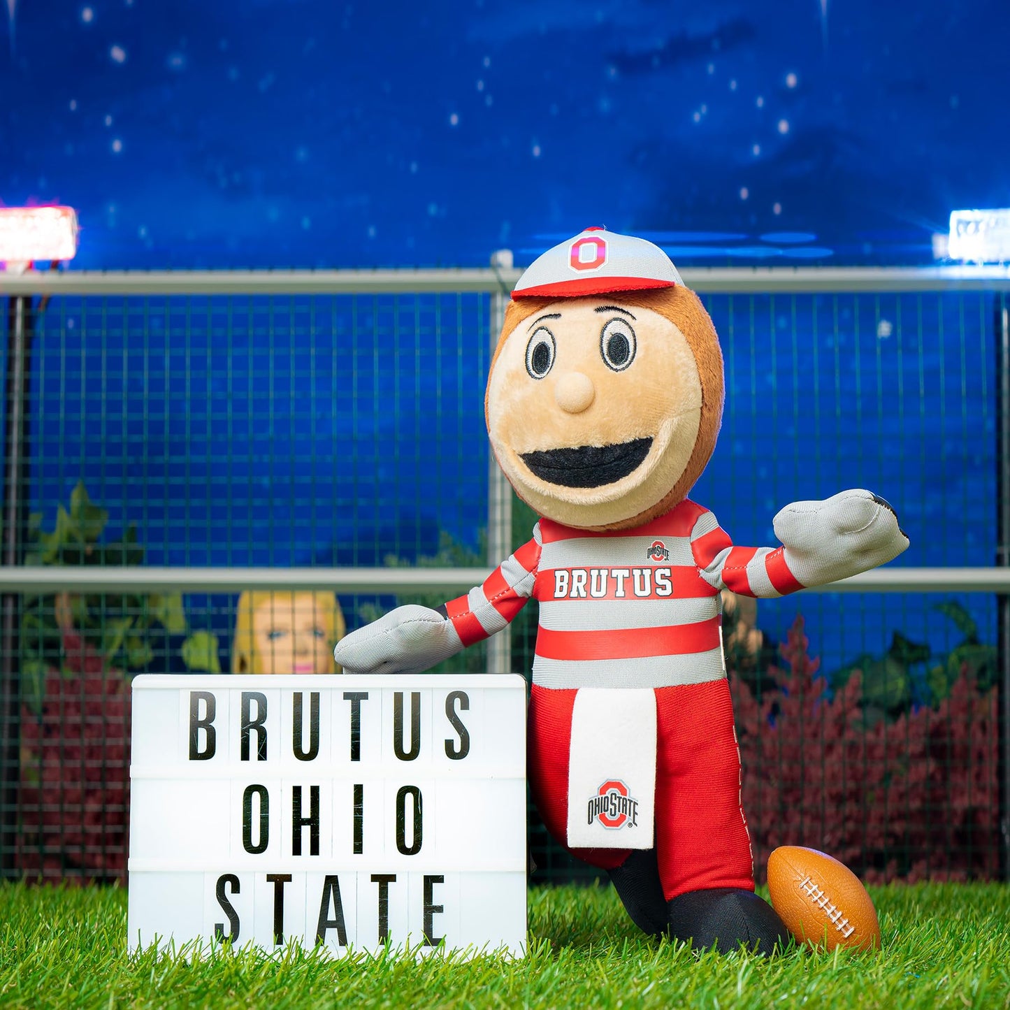 Bleacher Creatures Ohio State Buckeyes Brutus 10-Inch Mascot Plush Figure | Officially Licensed