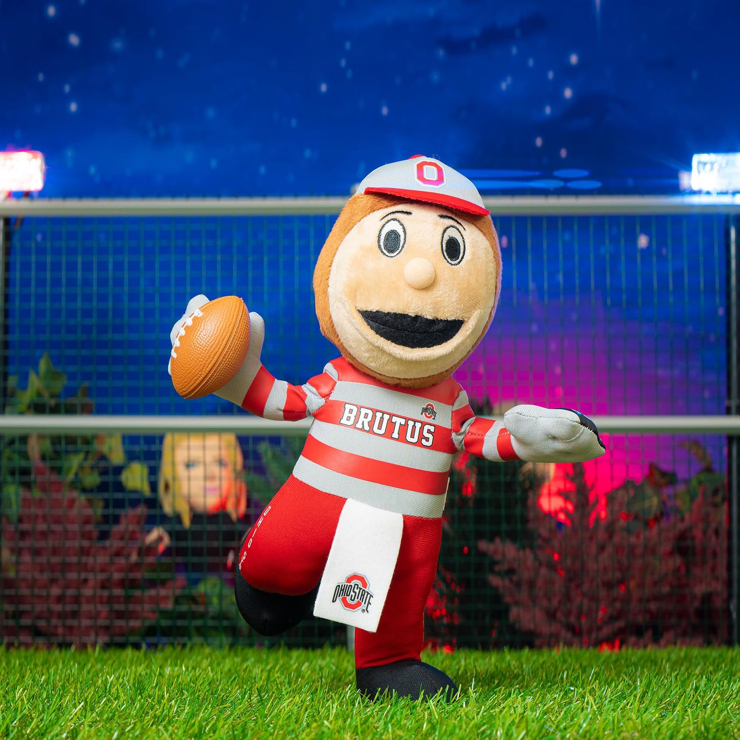 Bleacher Creatures Ohio State Buckeyes Brutus 10-Inch Mascot Plush Figure | Officially Licensed