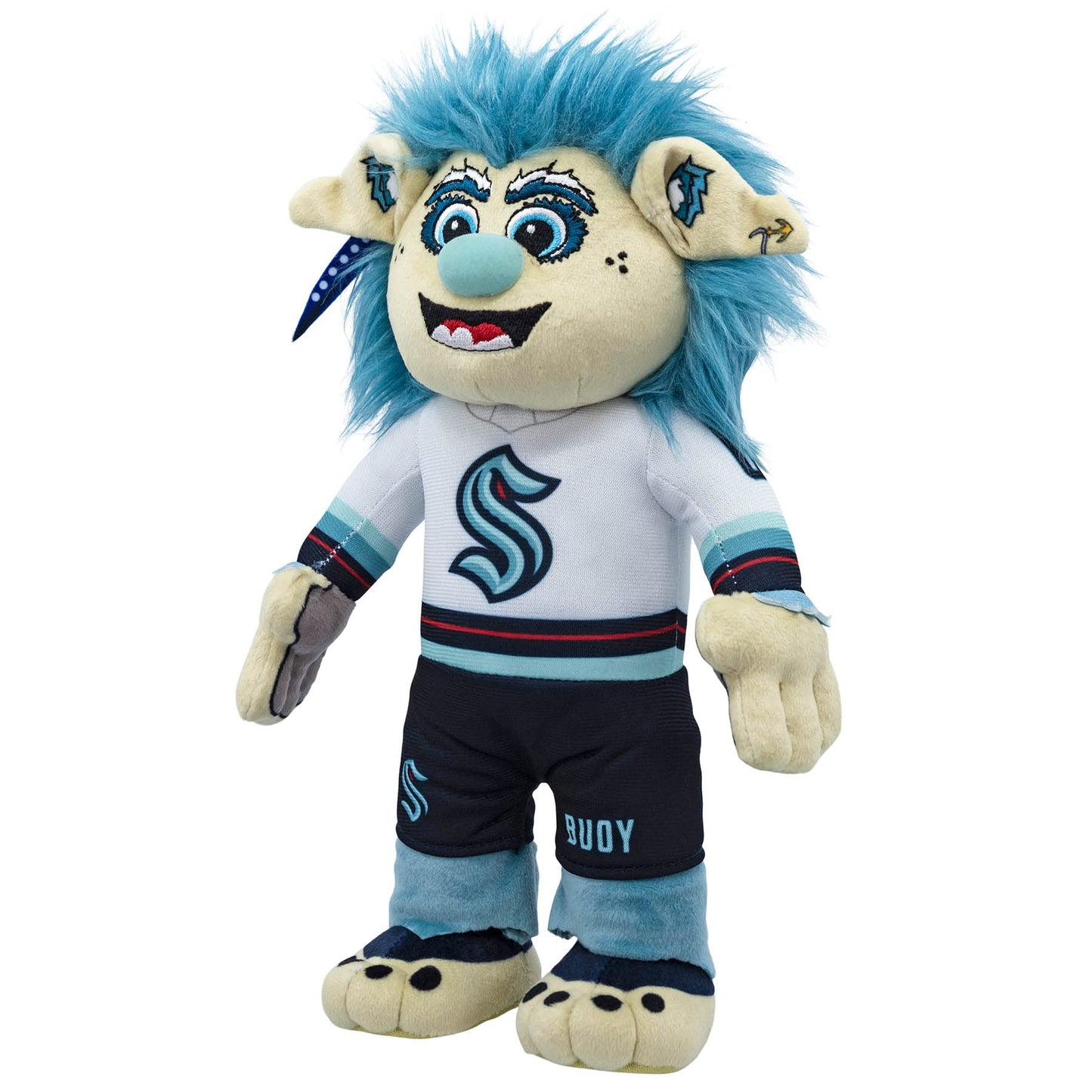 Bleacher Creatures Seattle Kraken Buoy 10-Inch Mascot Plush – Playful Display or Cuddle Companion