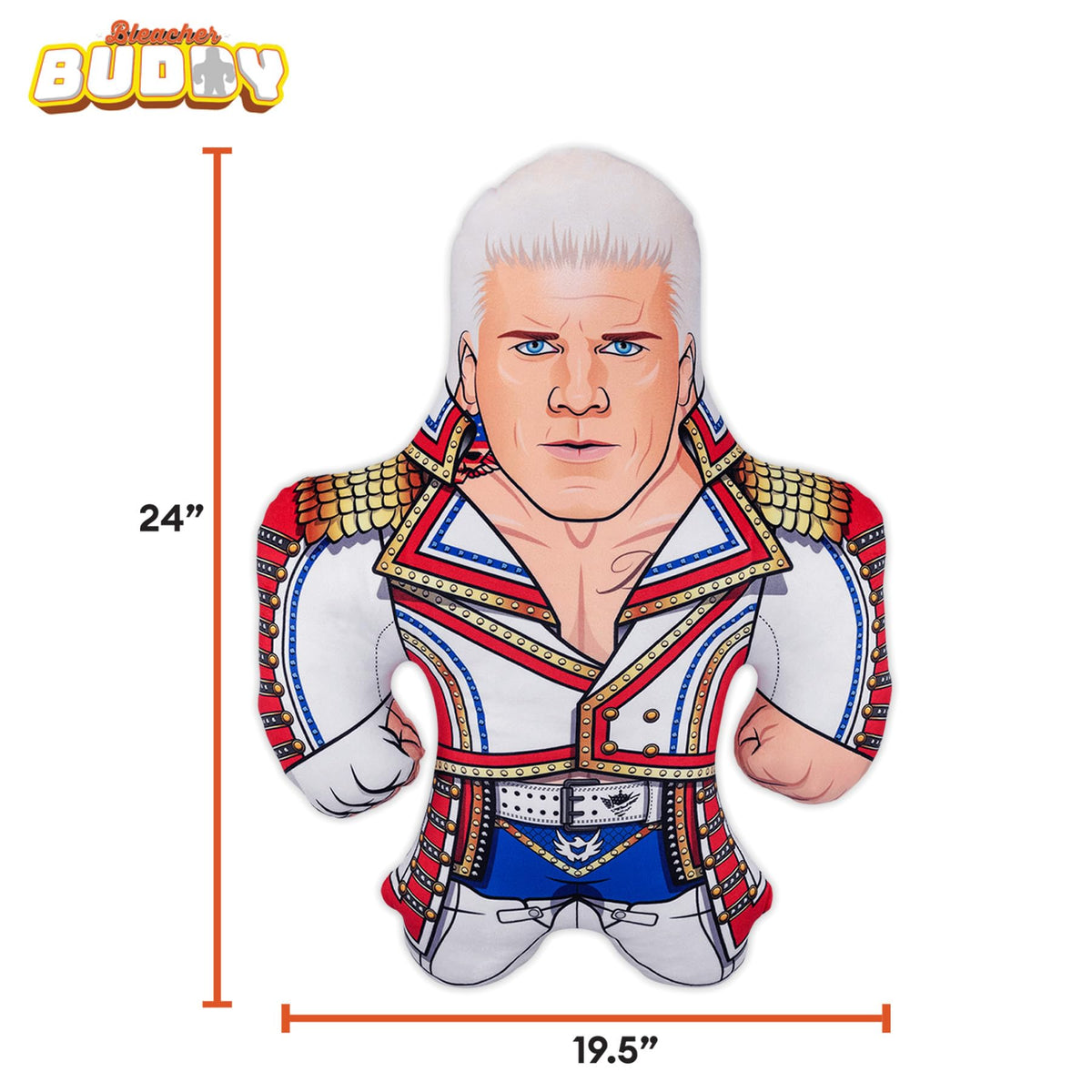 Bleacher Creatures WWE Cody Rhodes 24-Inch Bleacher Buddy Plush Toy | Official WWE Licensed