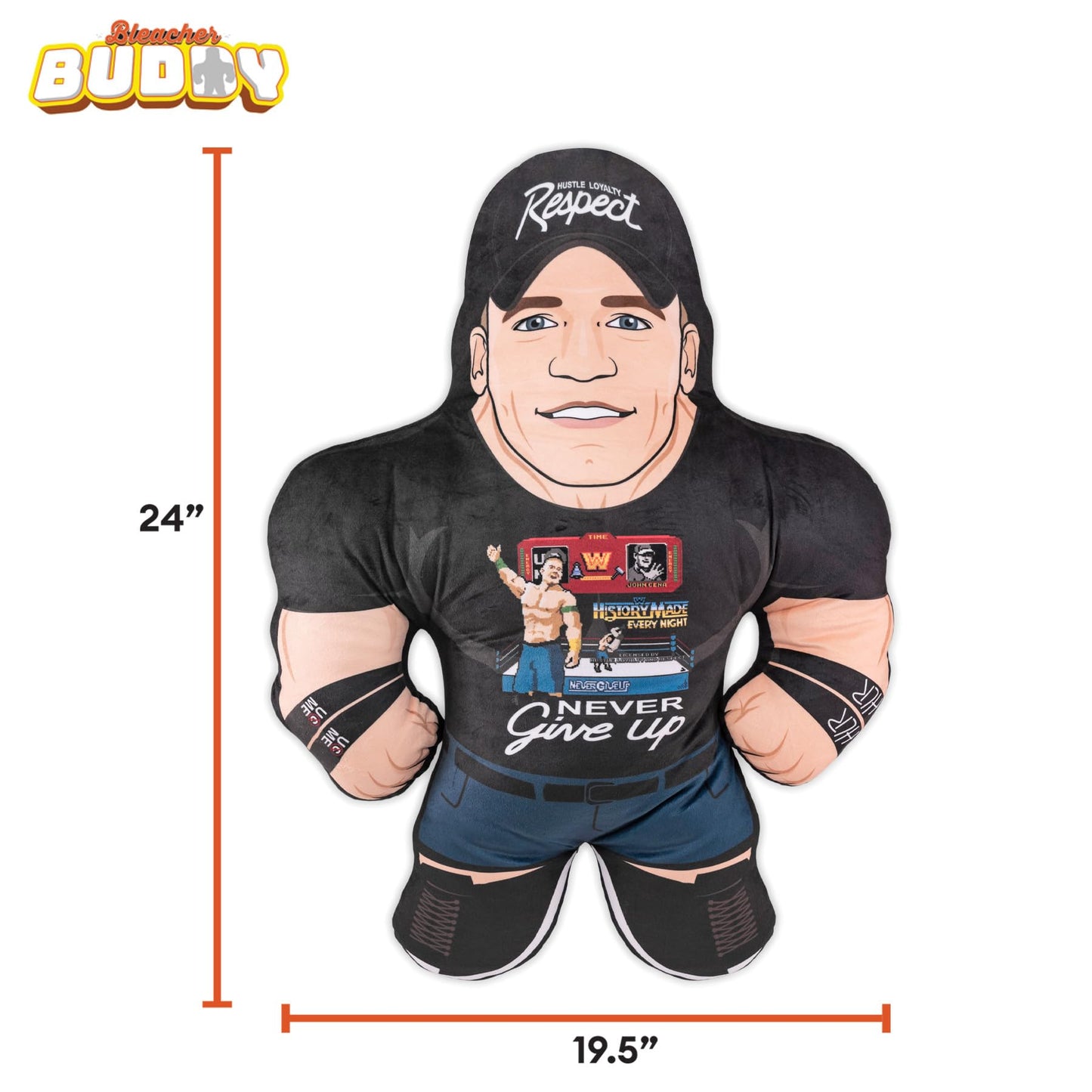 Bleacher Creatures WWE John Cena 24-Inch Bleacher Buddy Plush – Official WWE Licensed
