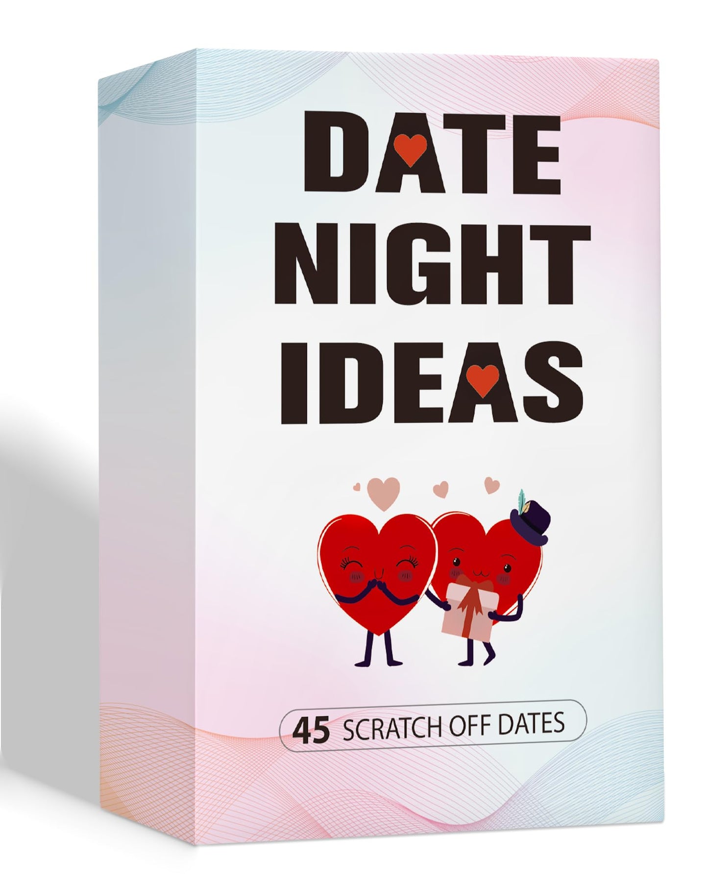 BleSky 45 Date Night Ideas Scratch Off Cards – Romantic Couple Gift for Him & Her