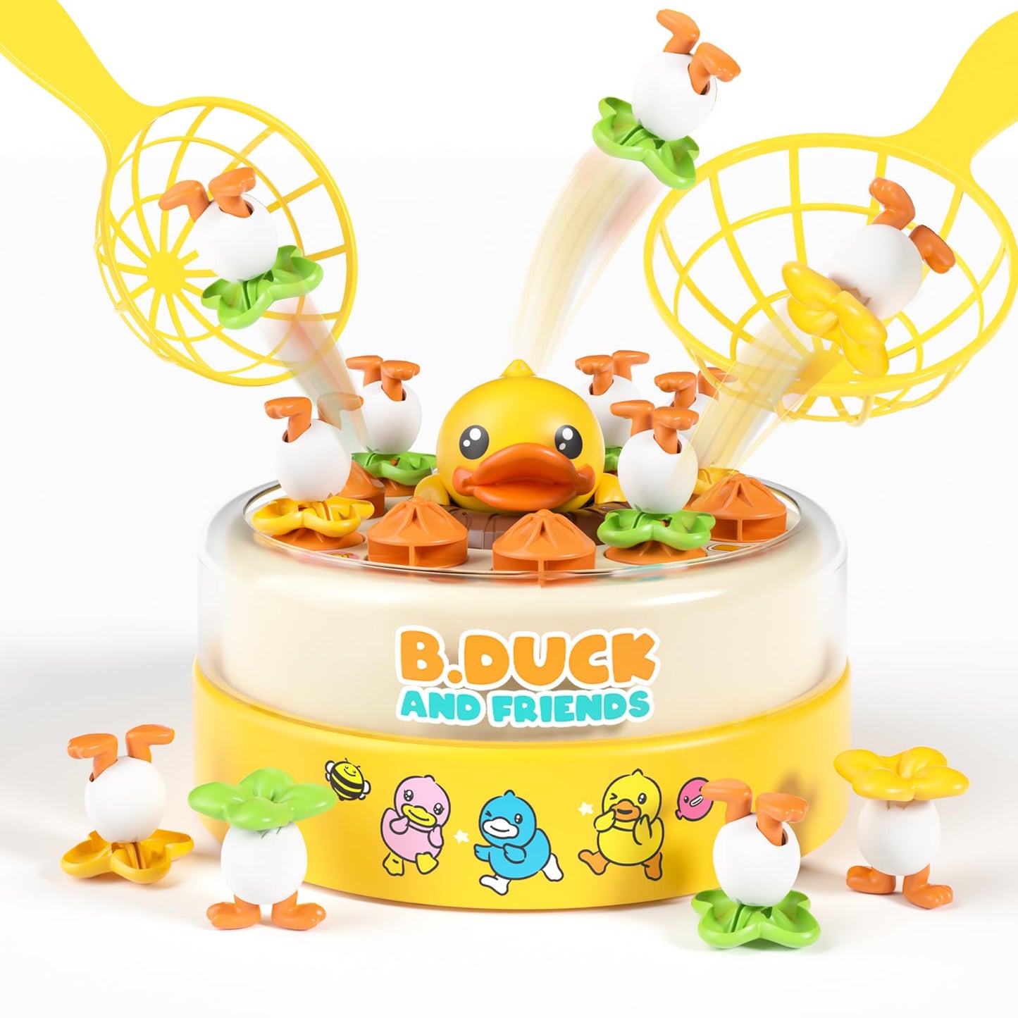 BLF FUN B.Duck Games for Kids 4-6 — Family Board Game with Duck Toys