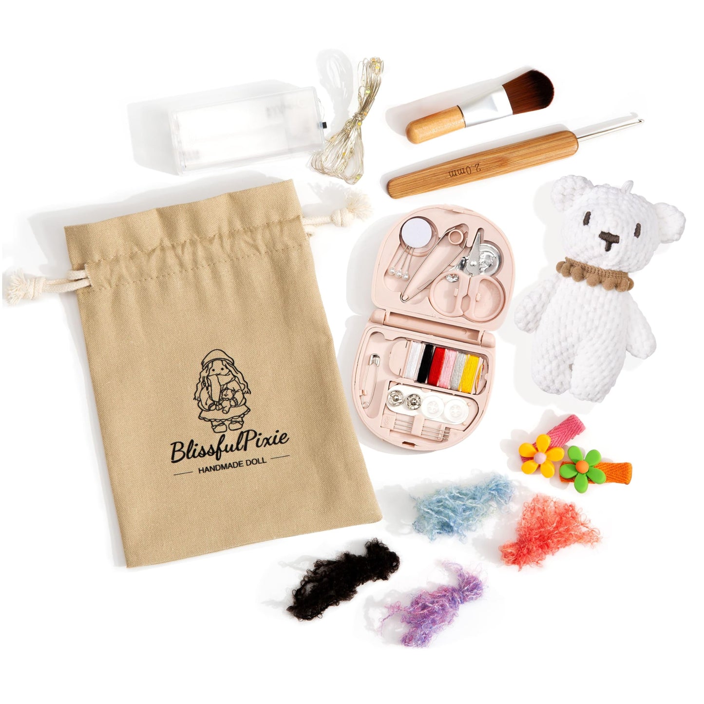 BlissfulPixie Waldorf Handmade Rag Doll Ada 12-Inch – Personalized Collectors Plush