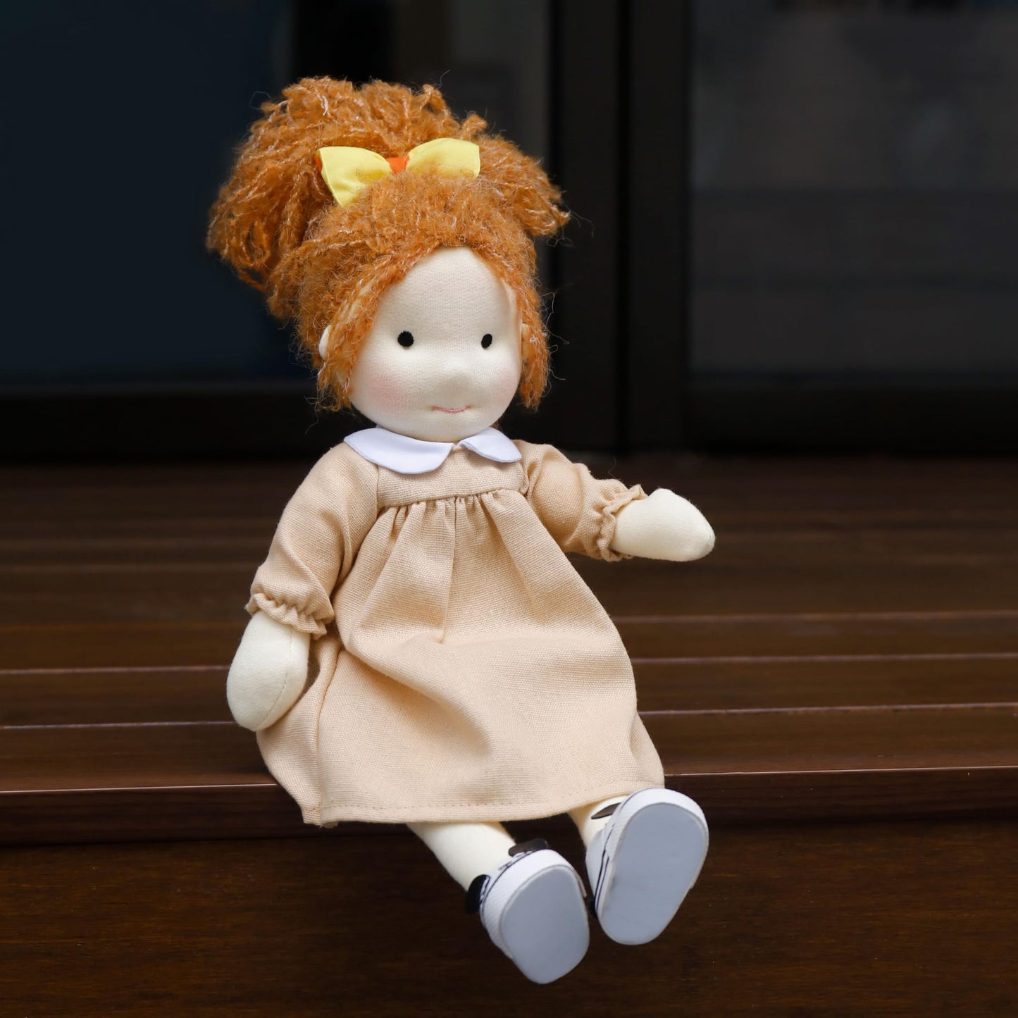 BlissfulPixie Waldorf Handmade Rag Doll Ada 12-Inch – Personalized Collectors Plush