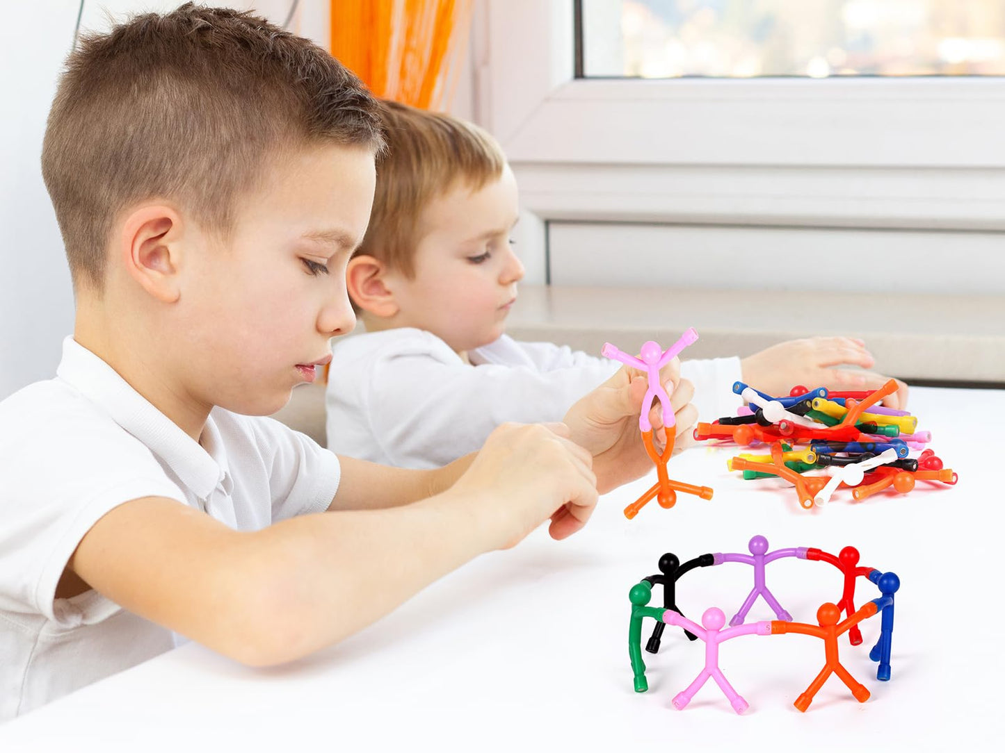 BlissfulTie 30 Pcs Magnetic Toys – Colorful Magnetic People for Travel, Fridge & Classroom
