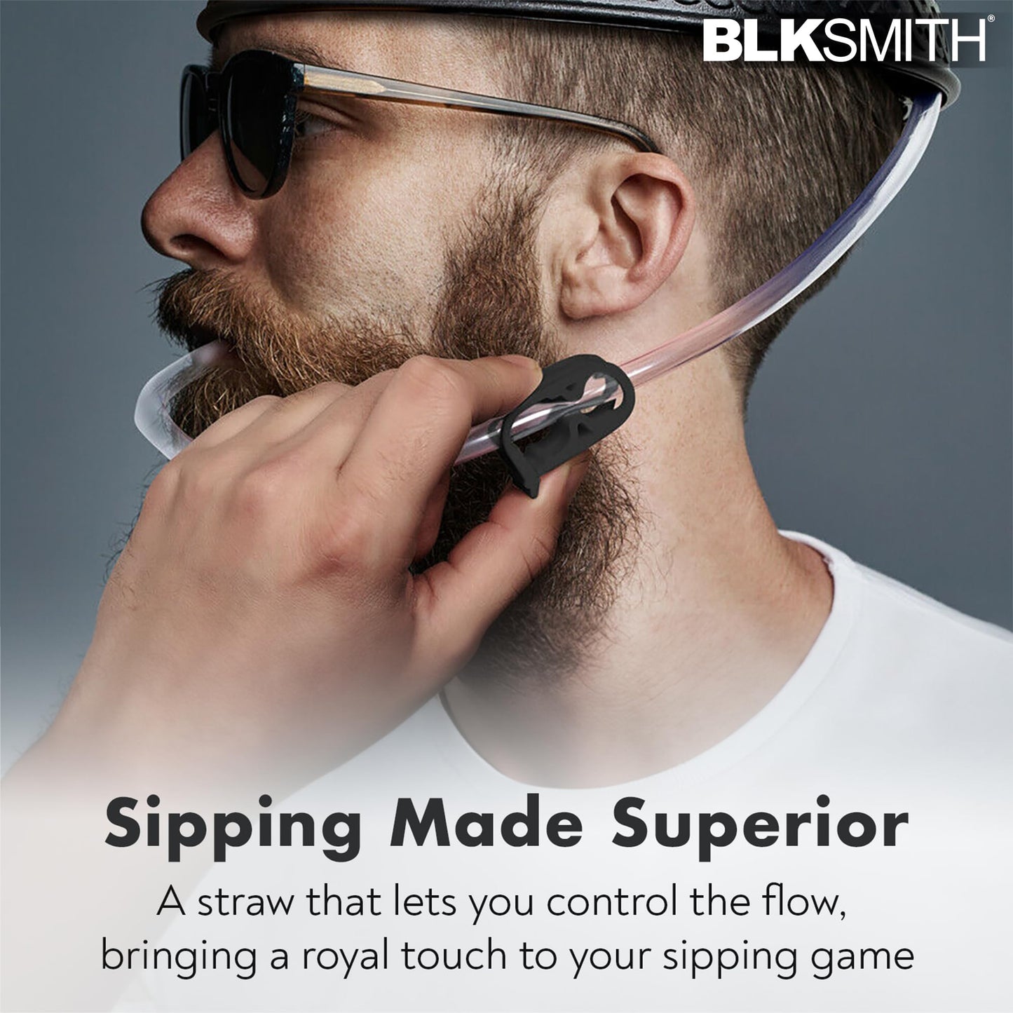 BLKSMITH Viking Drinking Helmet with Straws – Holds 2 Cans – Adjustable 16–24 in – Funny Beer Hat Gift