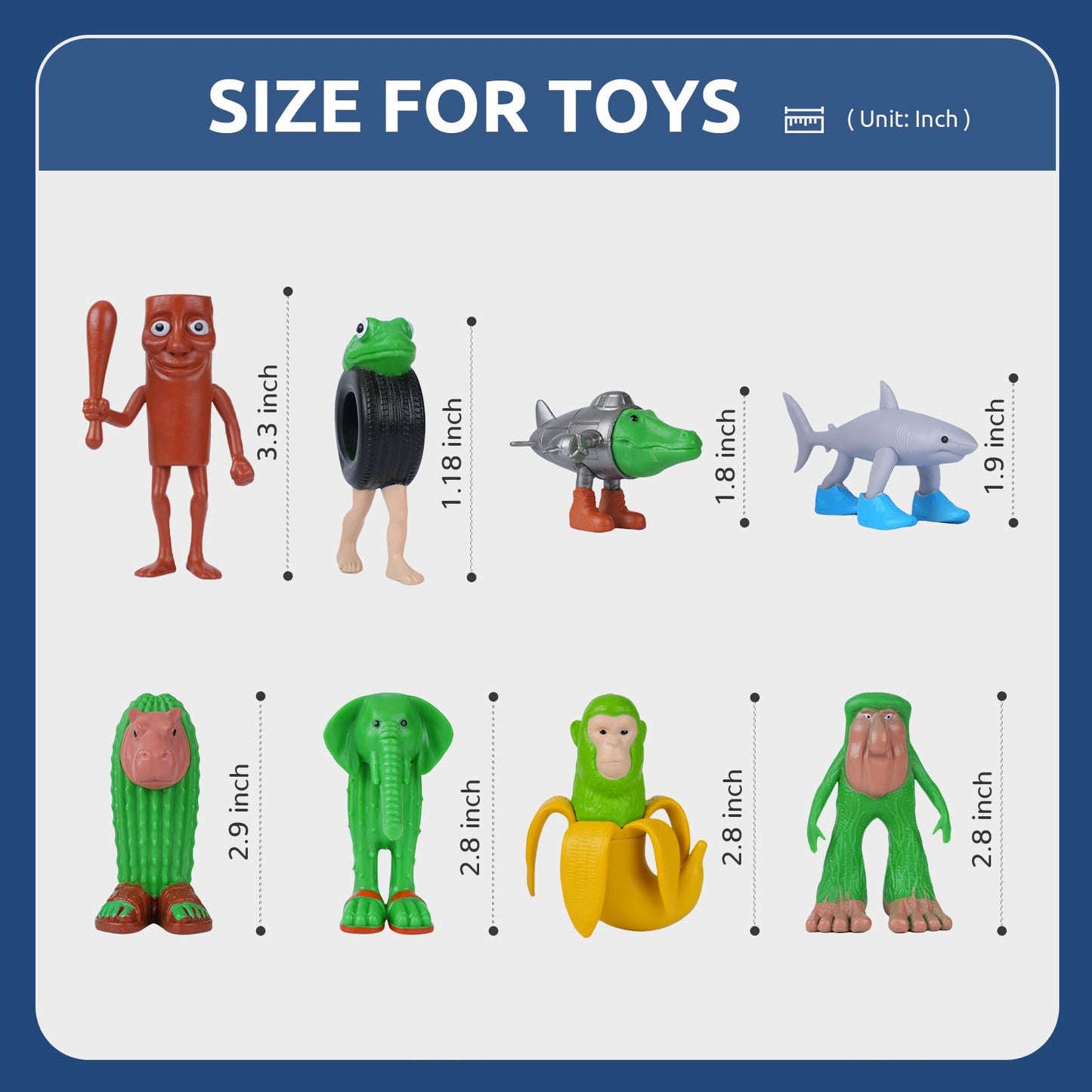 Bllmiq 2025 Italian Brainrot Toy Figures – Tralalero Tralala & Bombardiro Crocodilo