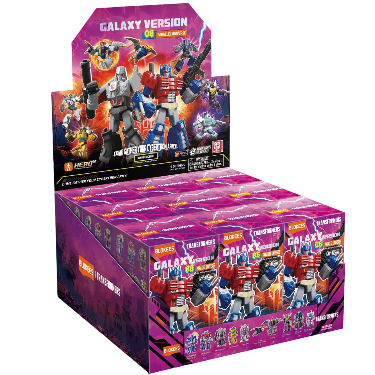 BLOKEES Transformers Galaxy Version 06 Parallel Universe – Officially Licensed Collectible