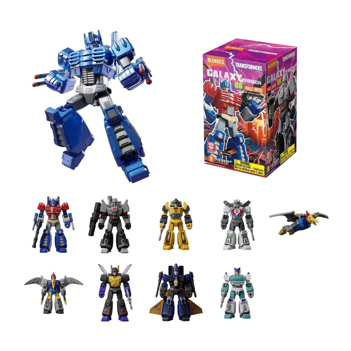 BLOKEES Transformers Galaxy Version 06 Parallel Universe – Officially Licensed Collectible