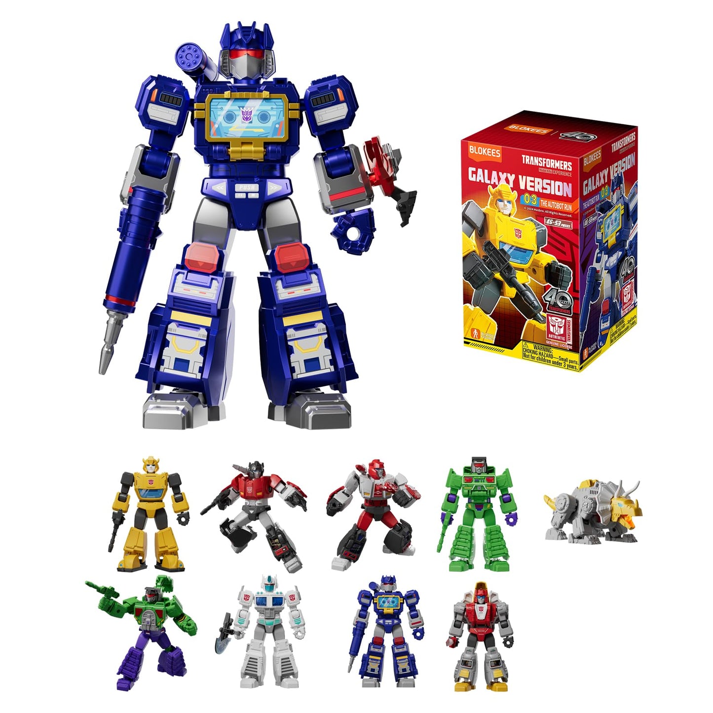 BLOKEES Transformers Galaxy Version 03 Autobot Run – 40th Anniversary Collectible Figure