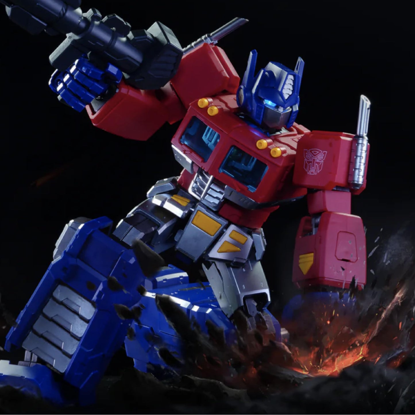 BLOKEES Transformers Action Edition – G1 Optimus Prime Figure (Officially Licensed)