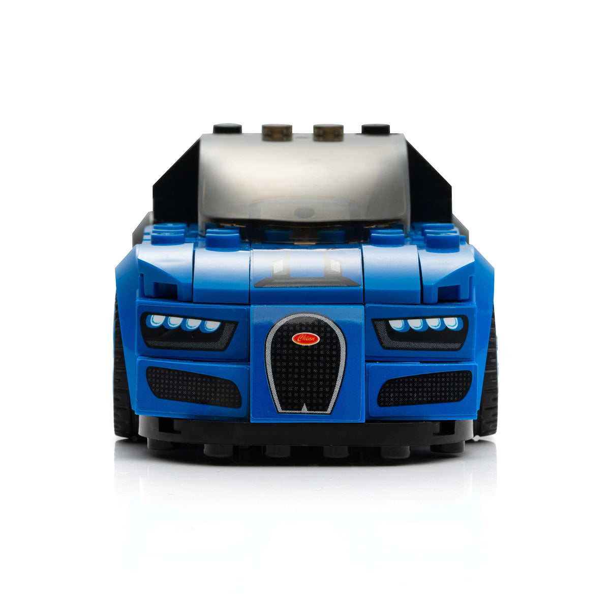 Block Builder Bugatti Racing Car Building Set – 237 Pieces (Blue)