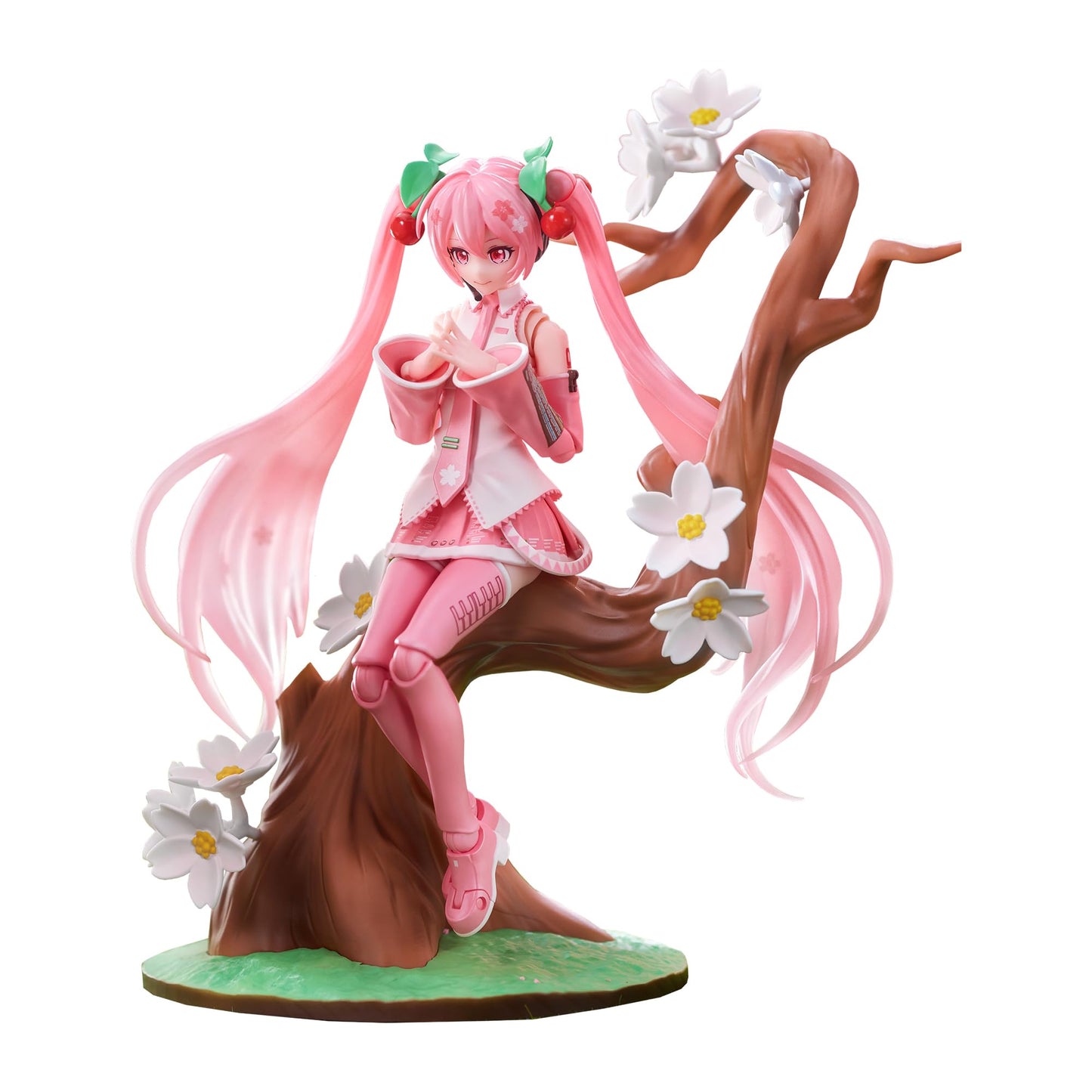 BLOKEES Fantastics Series Sakura Miku – Poseable Display Figure with Interchangeable Faces