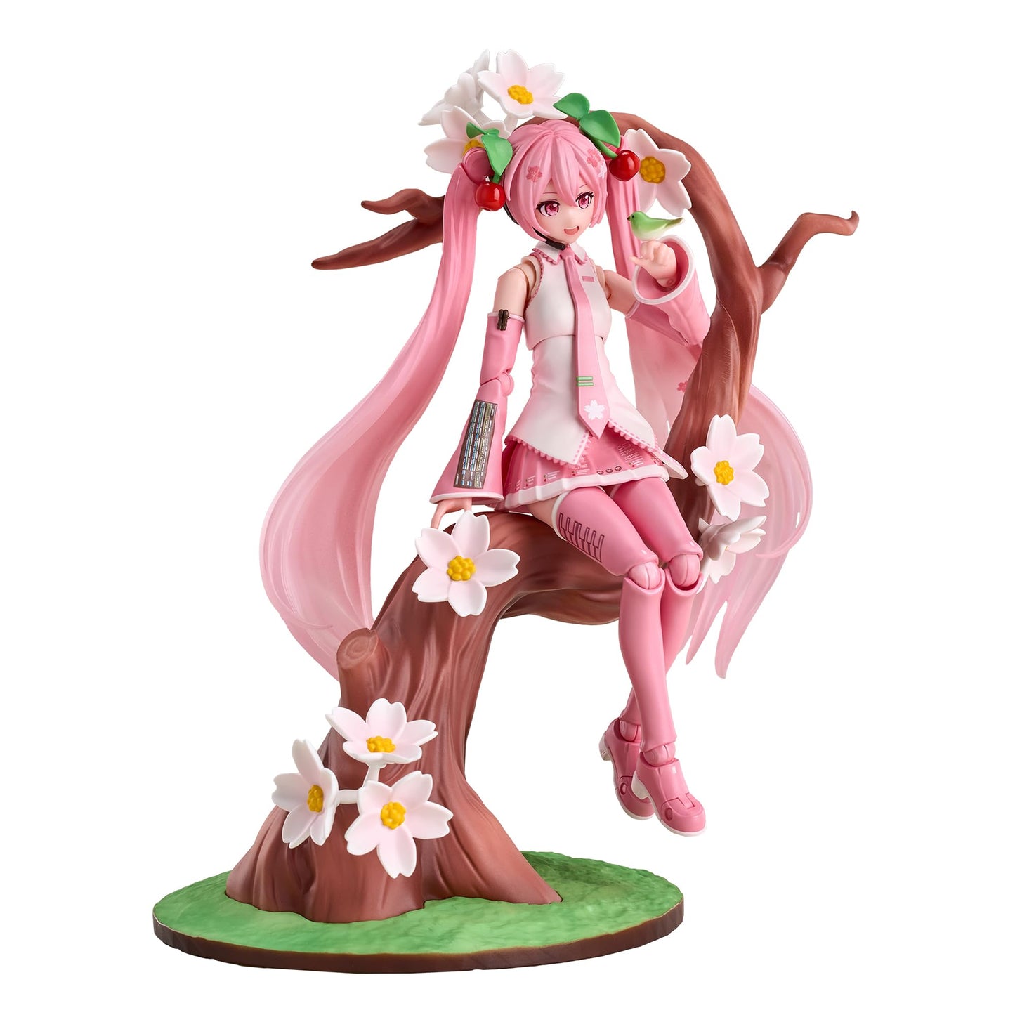 BLOKEES Fantastics Series Sakura Miku – Poseable Display Figure with Interchangeable Faces