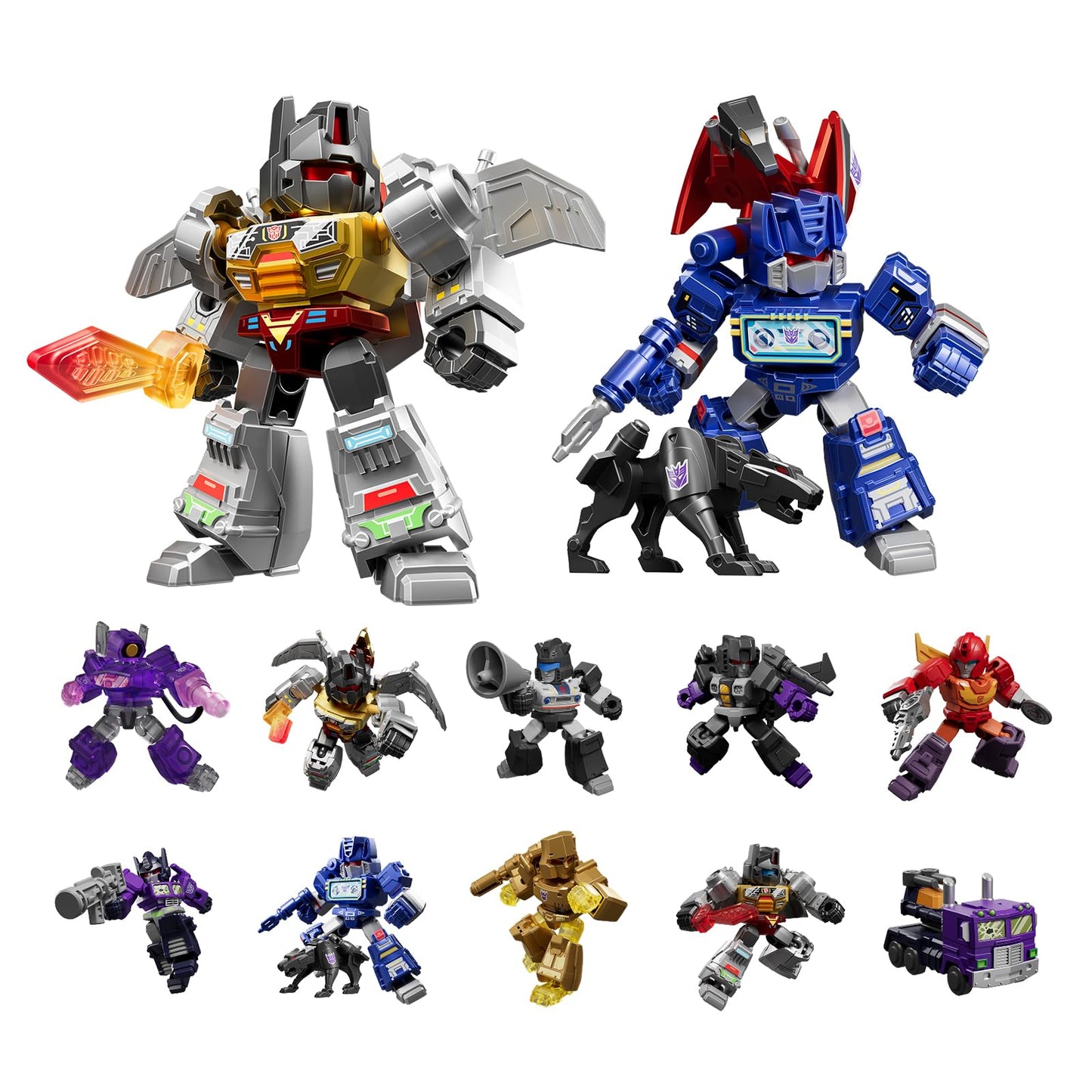 BLOKEES Transformers Defender Version 03 Heavy Metal War – Pocket-Sized Metal Model Kit