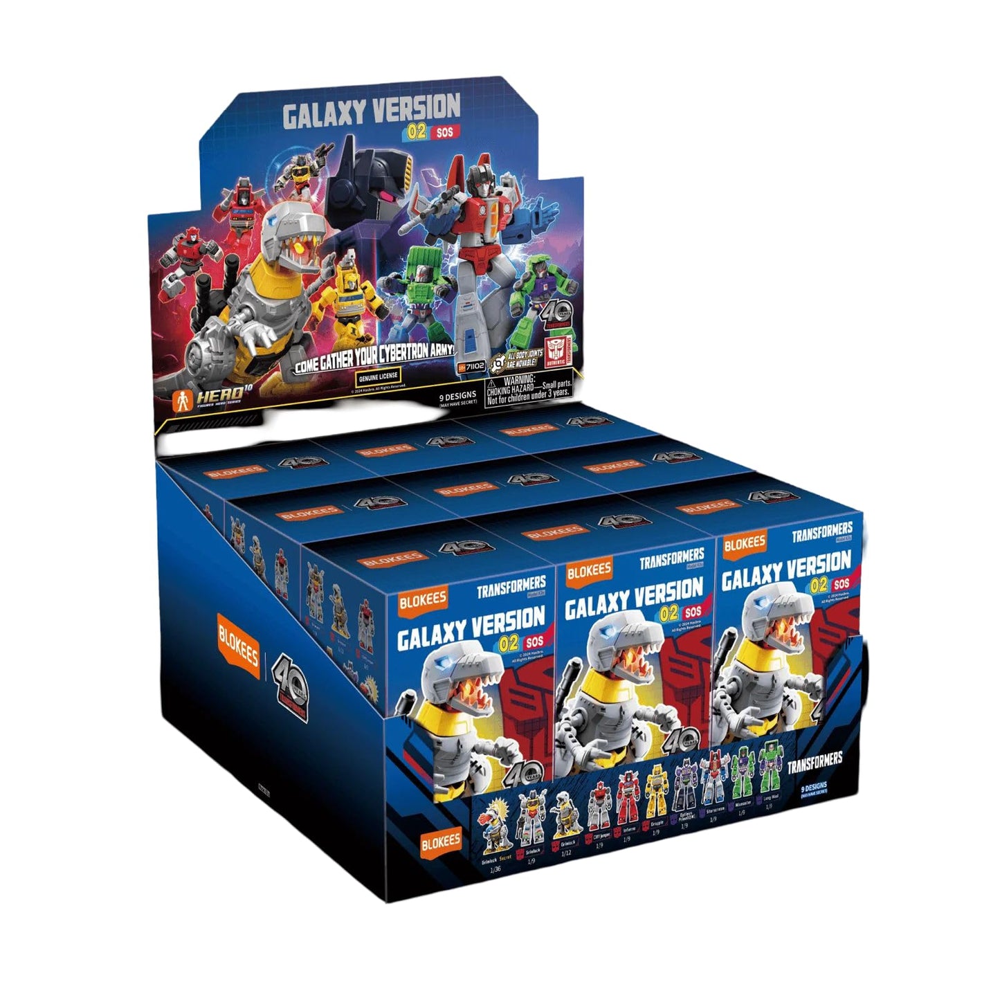 BLOKEES Transformers Galaxy Version 02 SOS - Officially Licensed Collectible Figure Kit