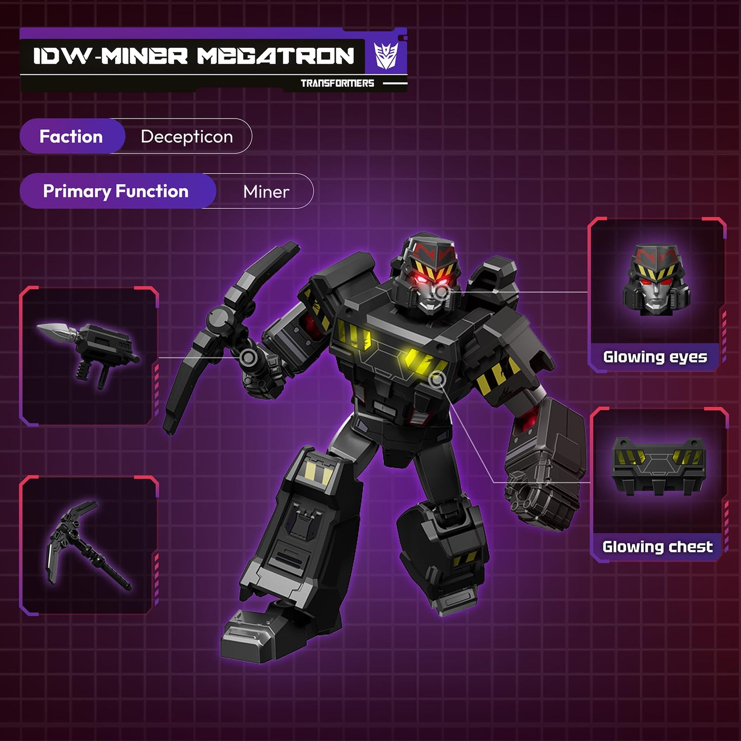 BLOKEES Transformers Shining Version 03 Shattered Universe – Official Hasbro Licensed Figures