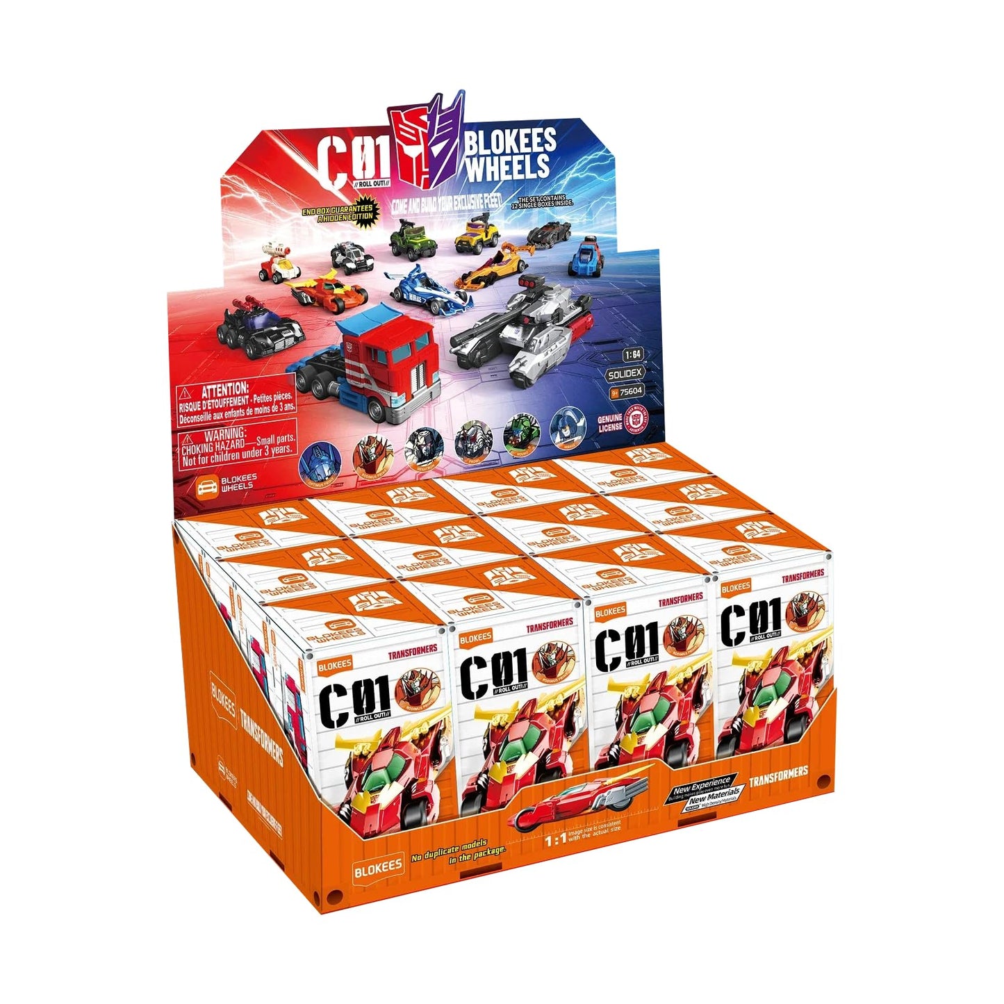 BLOKEES Transformers Wheels: Prime Unitary Surprise 75604 – Buildable Mystery Transformer Figure