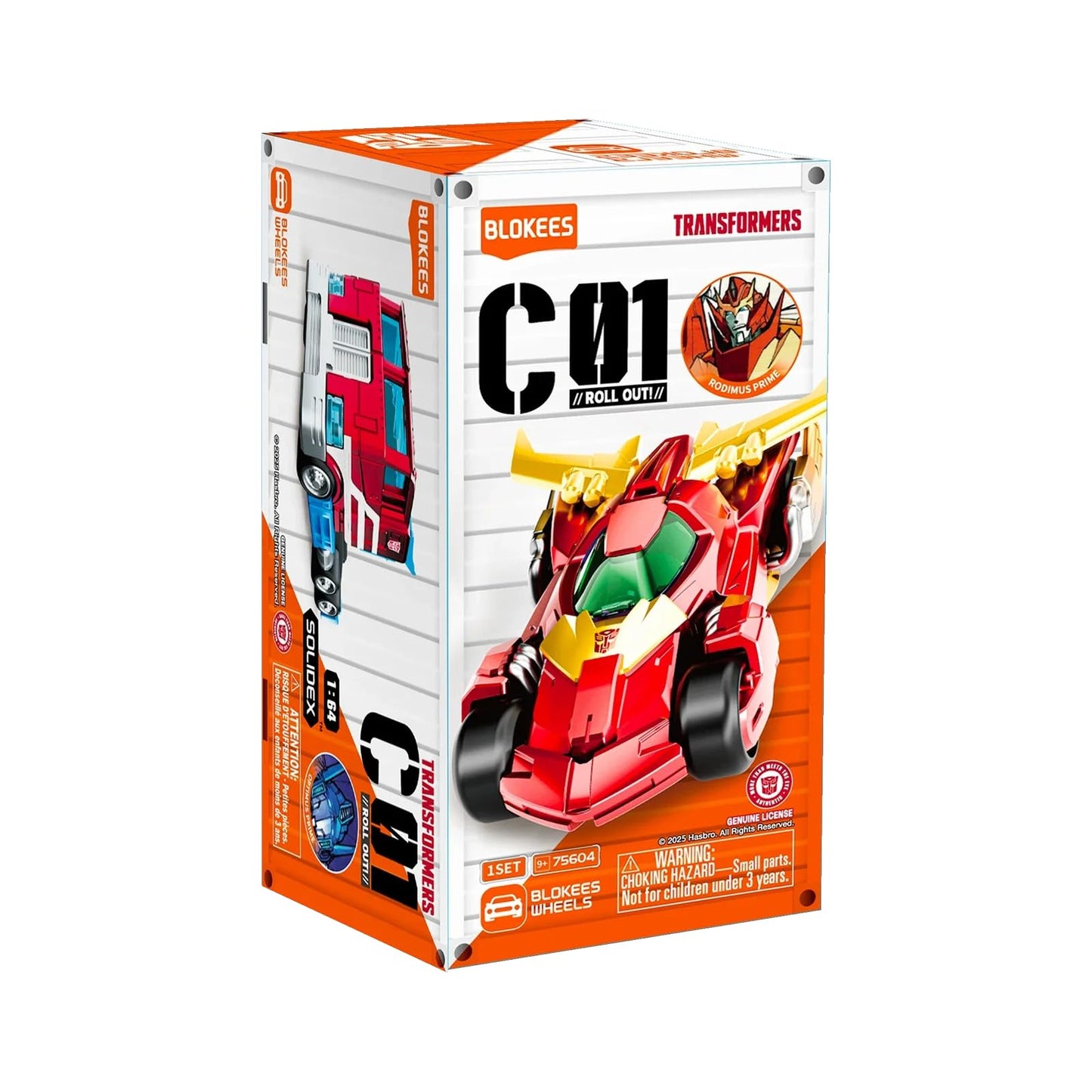 BLOKEES Transformers Wheels: Prime Unitary Surprise 75604 – Buildable Mystery Transformer Figure