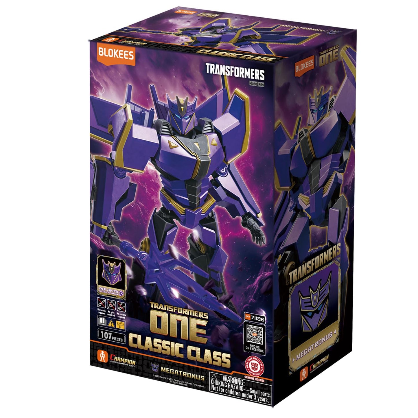 BLOKEES Megatronus 71186 | Transformers Classic Class Build & Display