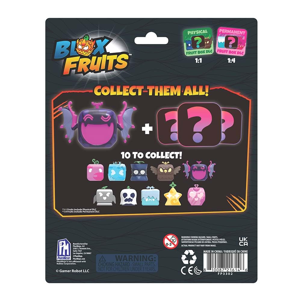 Blox Fruits Mystery Fruit Minifigure 4-Pack Series 1 – Includes DLC | Collectible 1.5" Figures