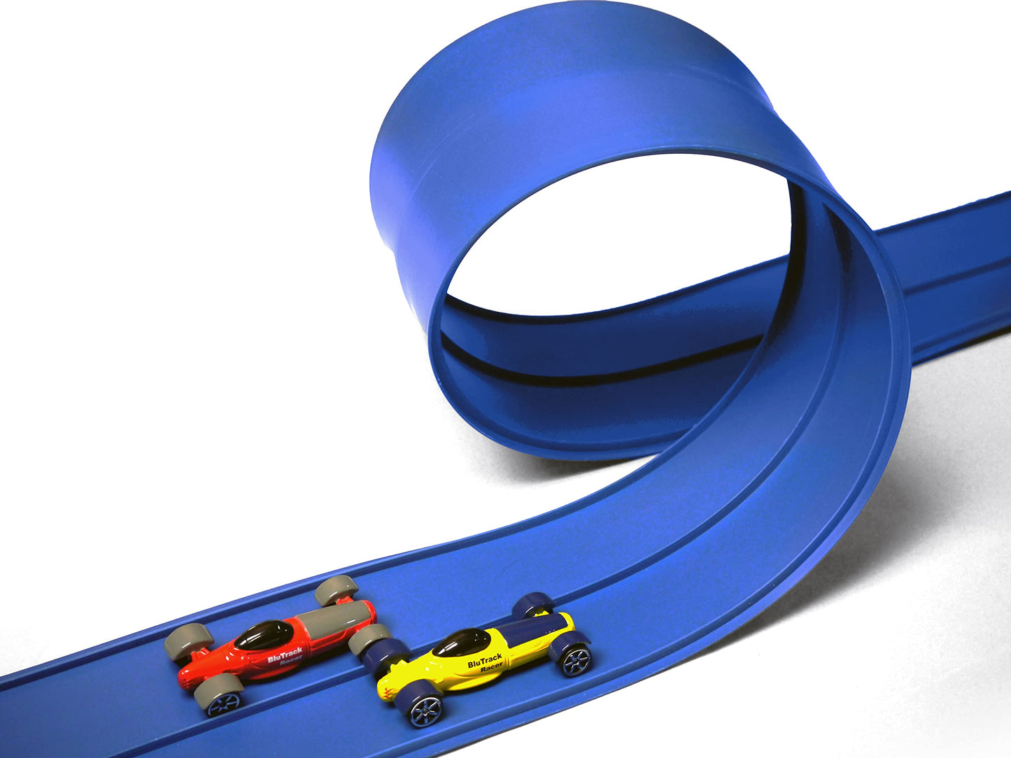 Blu Track Classic 15-Foot Race Track Starter Set – Flexible Two-Lane Play