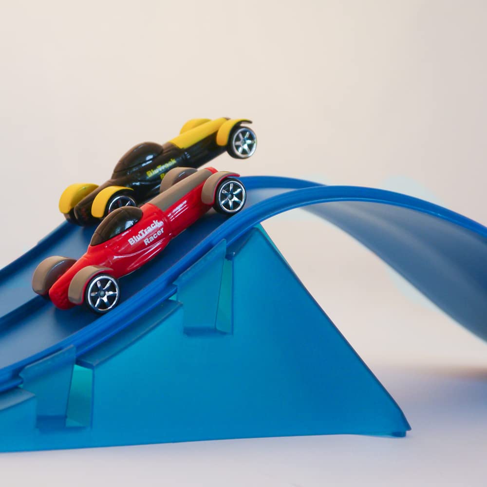 Blu Track Classic 15-Foot Race Track Starter Set – Flexible Two-Lane Play