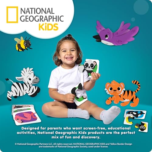 Blue Marble National Geographic Kids Stepping Stones & Balance Beams – 12-Piece Obstacle Course for Kids 3+