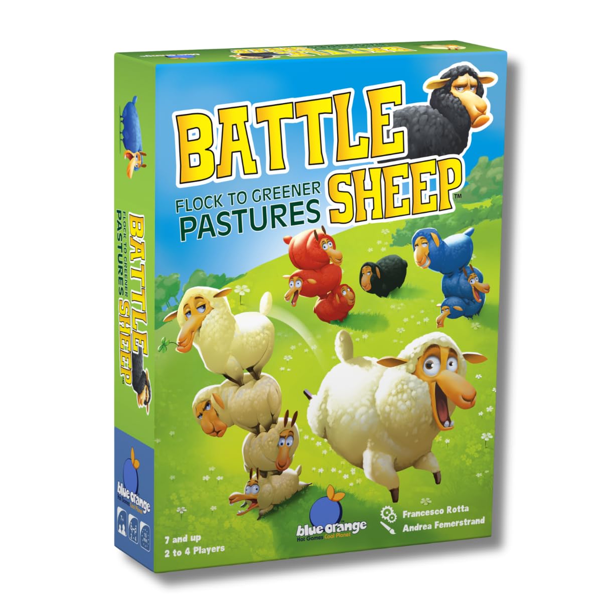 Battle Sheep — Abstract Strategy Board Game by Blue Orange (2–4 Players, Ages 7+)
