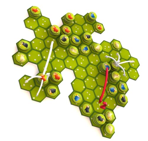 Battle Sheep — Abstract Strategy Board Game by Blue Orange (2–4 Players, Ages 7+)