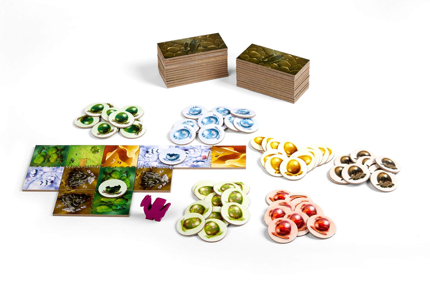 Blue Orange Dragomino: My First Kingdomino – Family Dragon Tile Game (2-4 Players, Ages 5+)