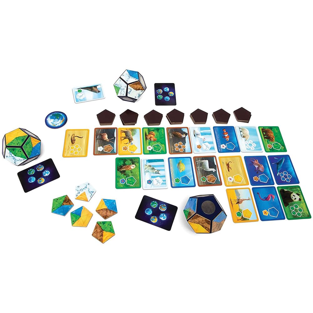 Blue Orange Planet Board Game – Award-Winning 2-4 Player Strategy for Families and Adults