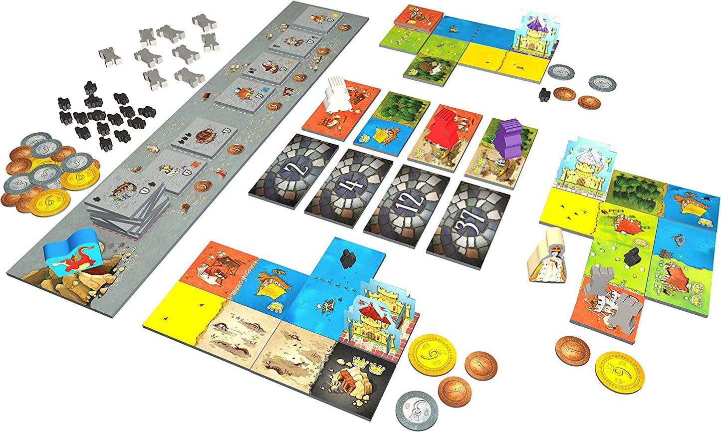 Blue Orange Queendomino Board Game | Standalone Strategy for 2–4 Players