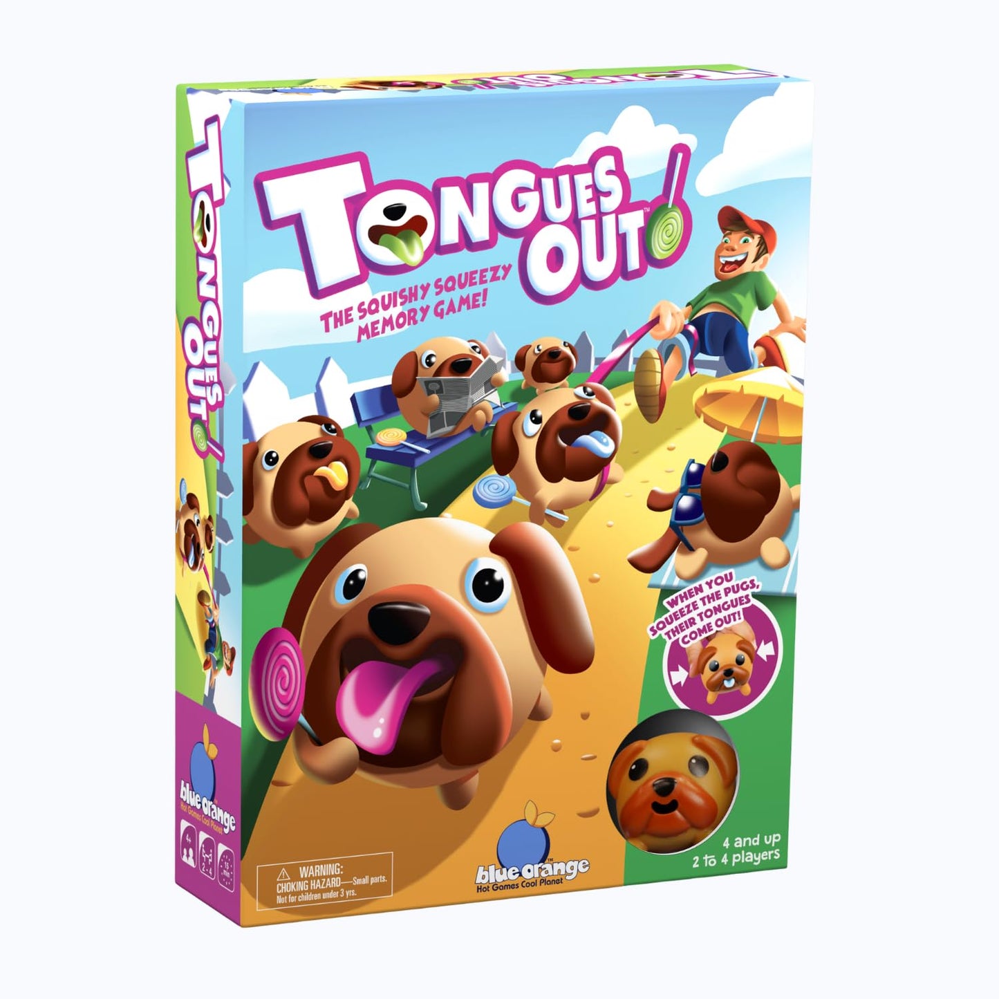 Tongues Out! The Squishy Memory Color Matching Game by Blue Orange Games – 2-4 Players, Ages 4+