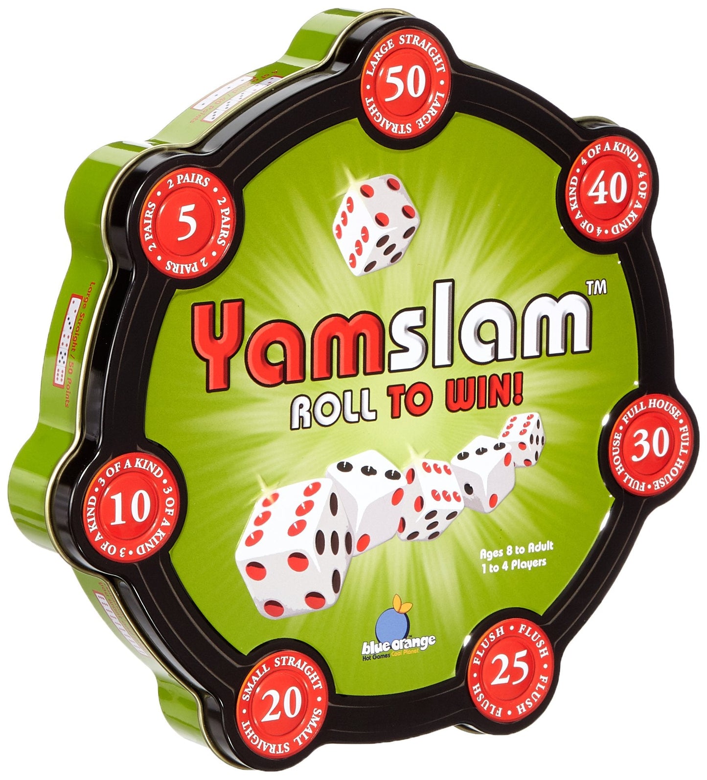 Blue Orange Yamslam - Fun Chance & Strategy Family Dice Game for 1-4 Players | Ages 8+