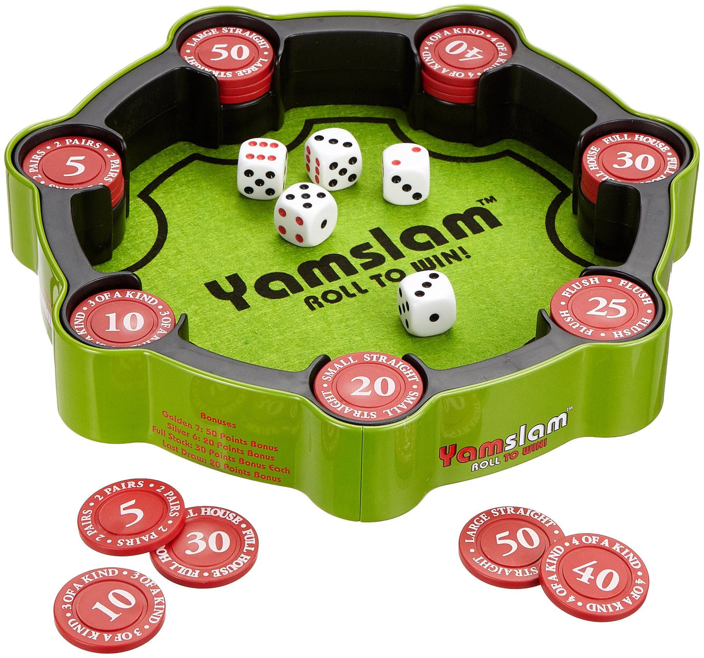 Blue Orange Yamslam - Fun Chance & Strategy Family Dice Game for 1-4 Players | Ages 8+