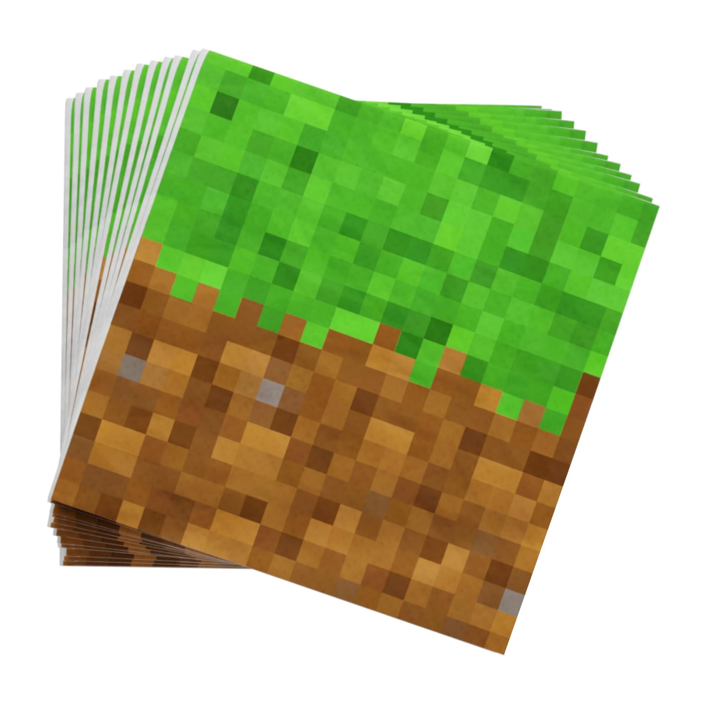 Blue Orchards Pixel Warrior Plates & Napkins (60 pcs) – 20 Guest Video Game Party Supplies