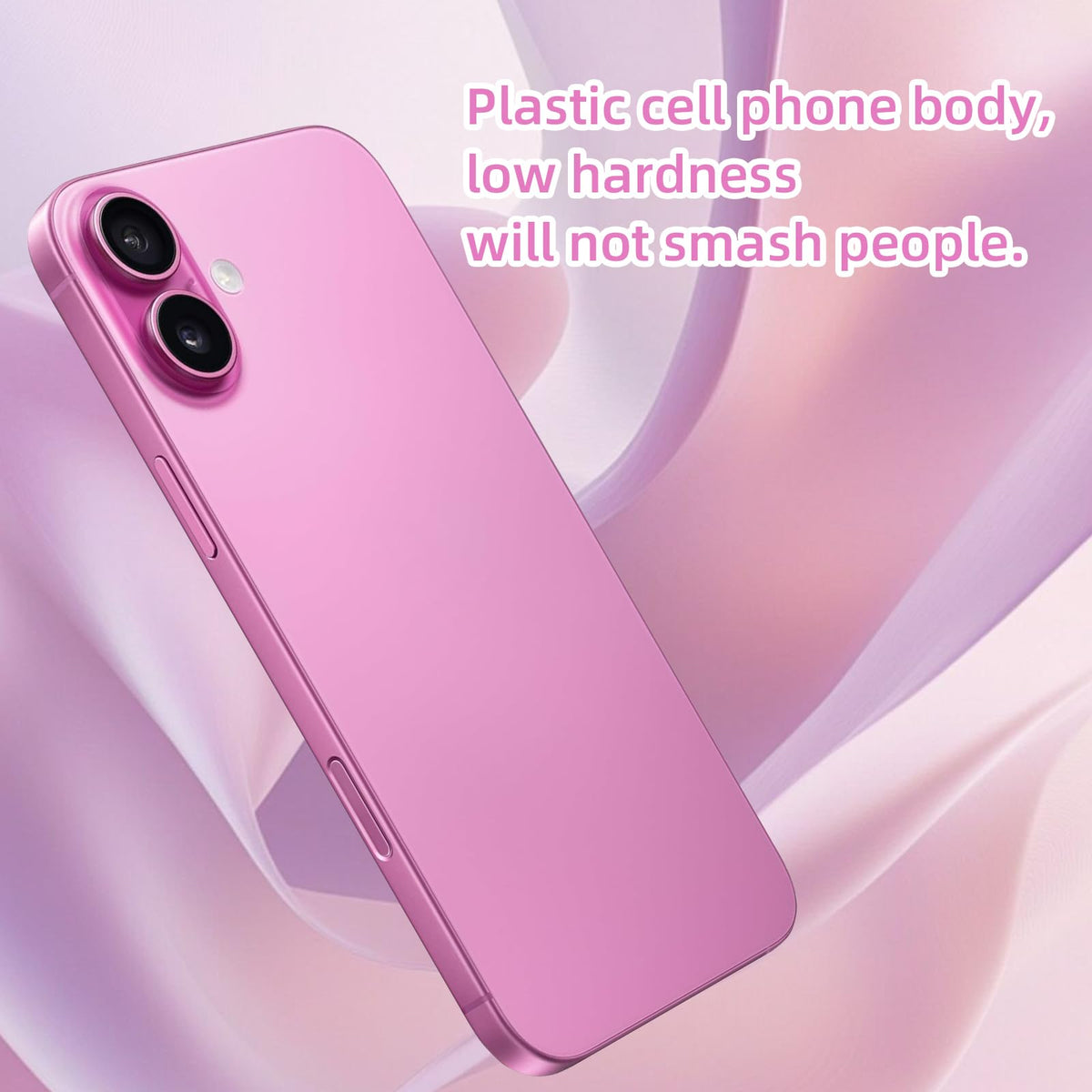 Blue Union Fake Phone 16 Pink – Realistic 1:1 Prop Phone for Photography & Display